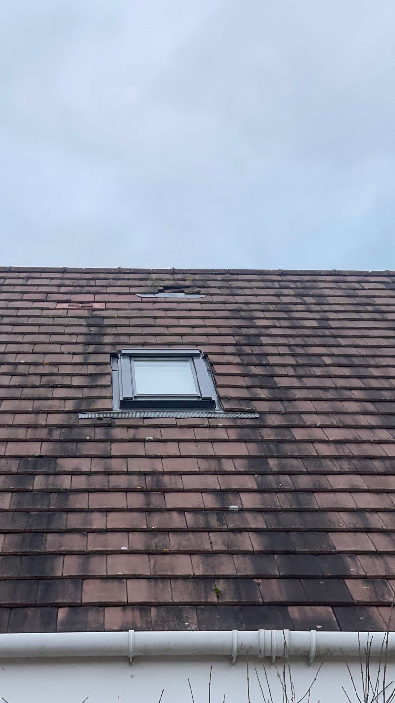 Large Care Home Roof Clean using Mosmatic FSC and Biocide by Ges Exterior Cleaning ltd
