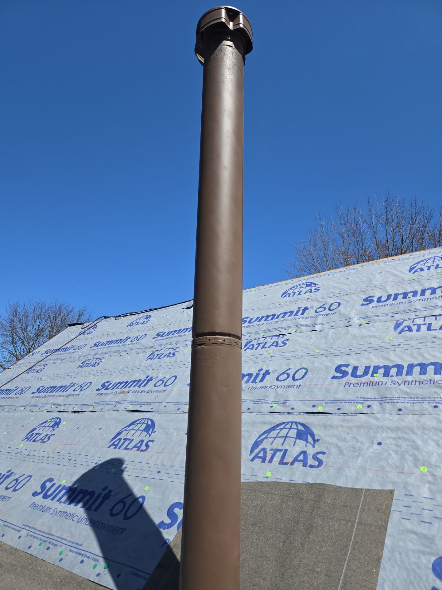 Atlas Pinnacle, Color, Woodland Green, Drip Edge, Color, Royal Brown by Eagle Eye Roofing