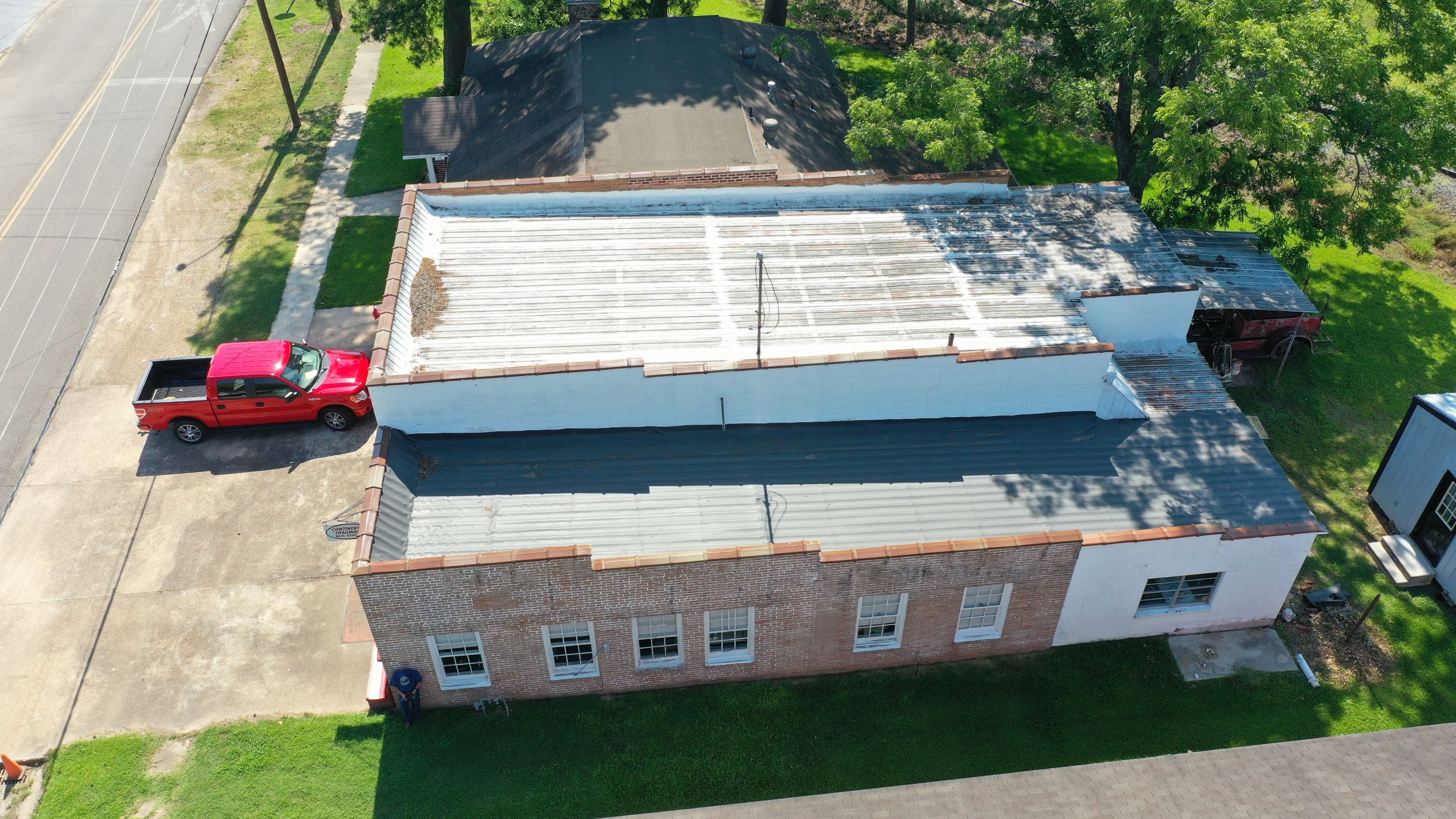 Commercial Roofing Installation using Aldocoat Coatings by Hostetler Roofing