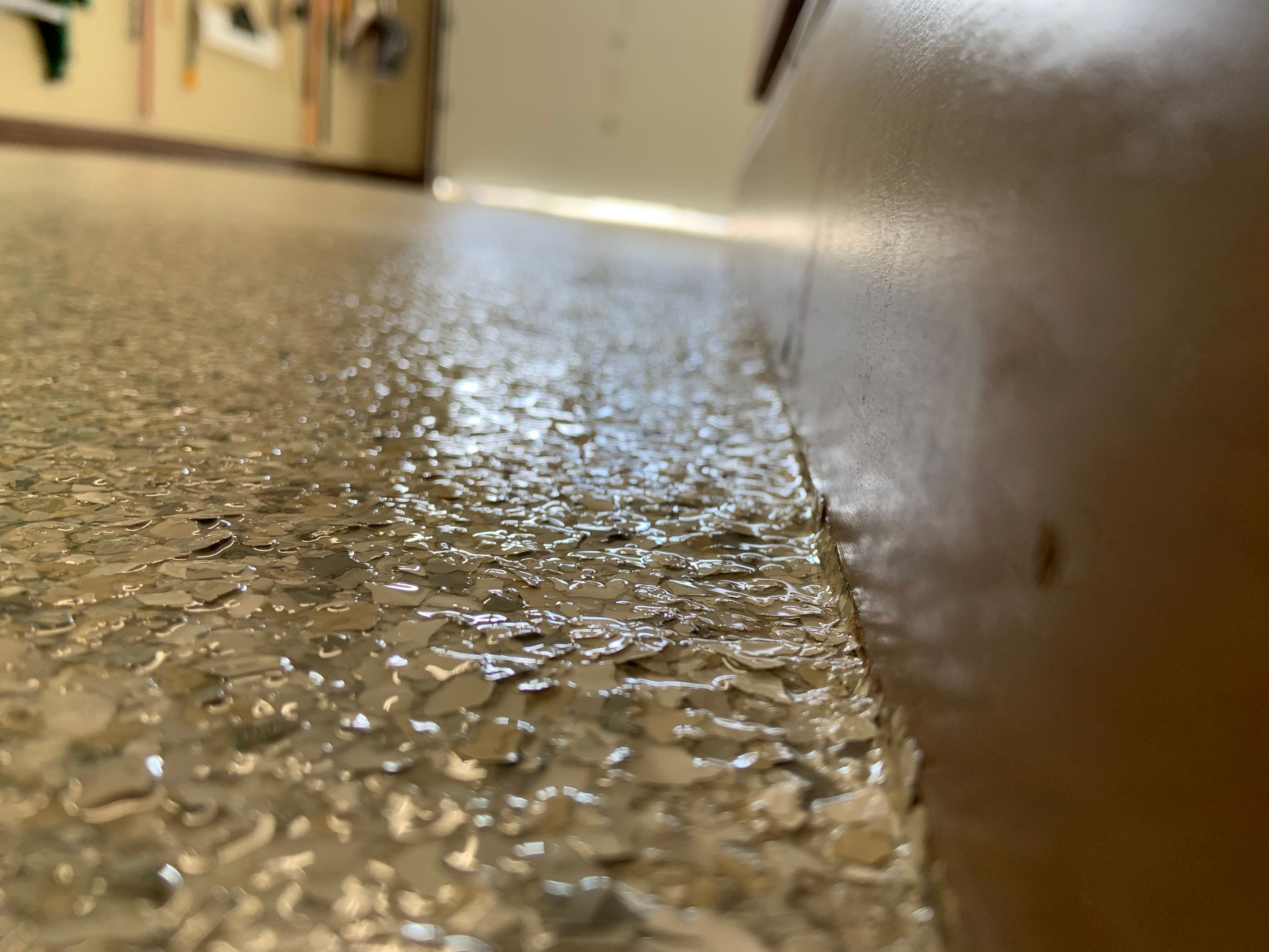 Garage Transformation using Mt Everest by Croc Coatings, LLC