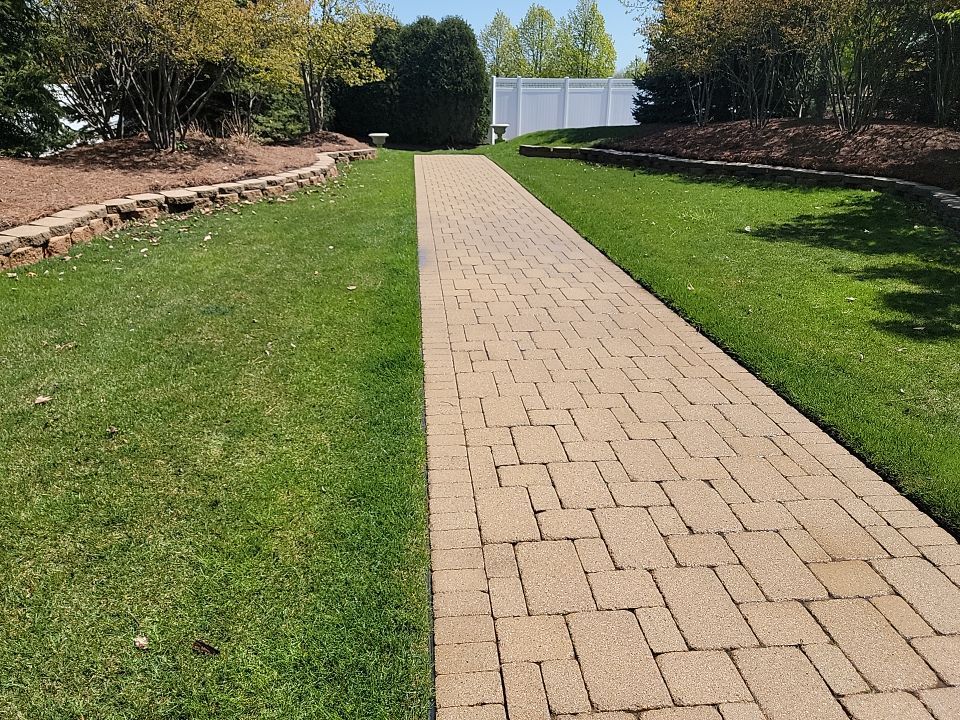Wheaton, IL brick paver cleaning. by Northern Power Washing LLC.