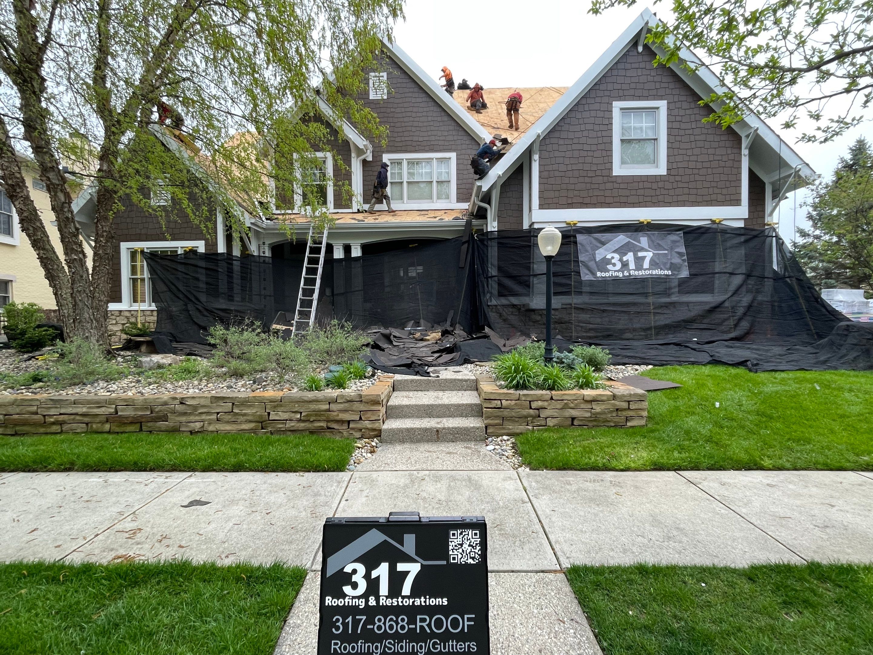 Roof Damage using Owens Corning Duration Storm by 317 Roofing & Restorations