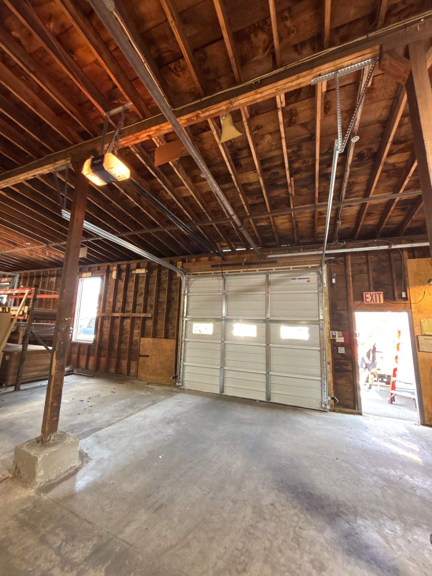 Commercial Door Installation using Industrial Series Garage Door by Keene Door