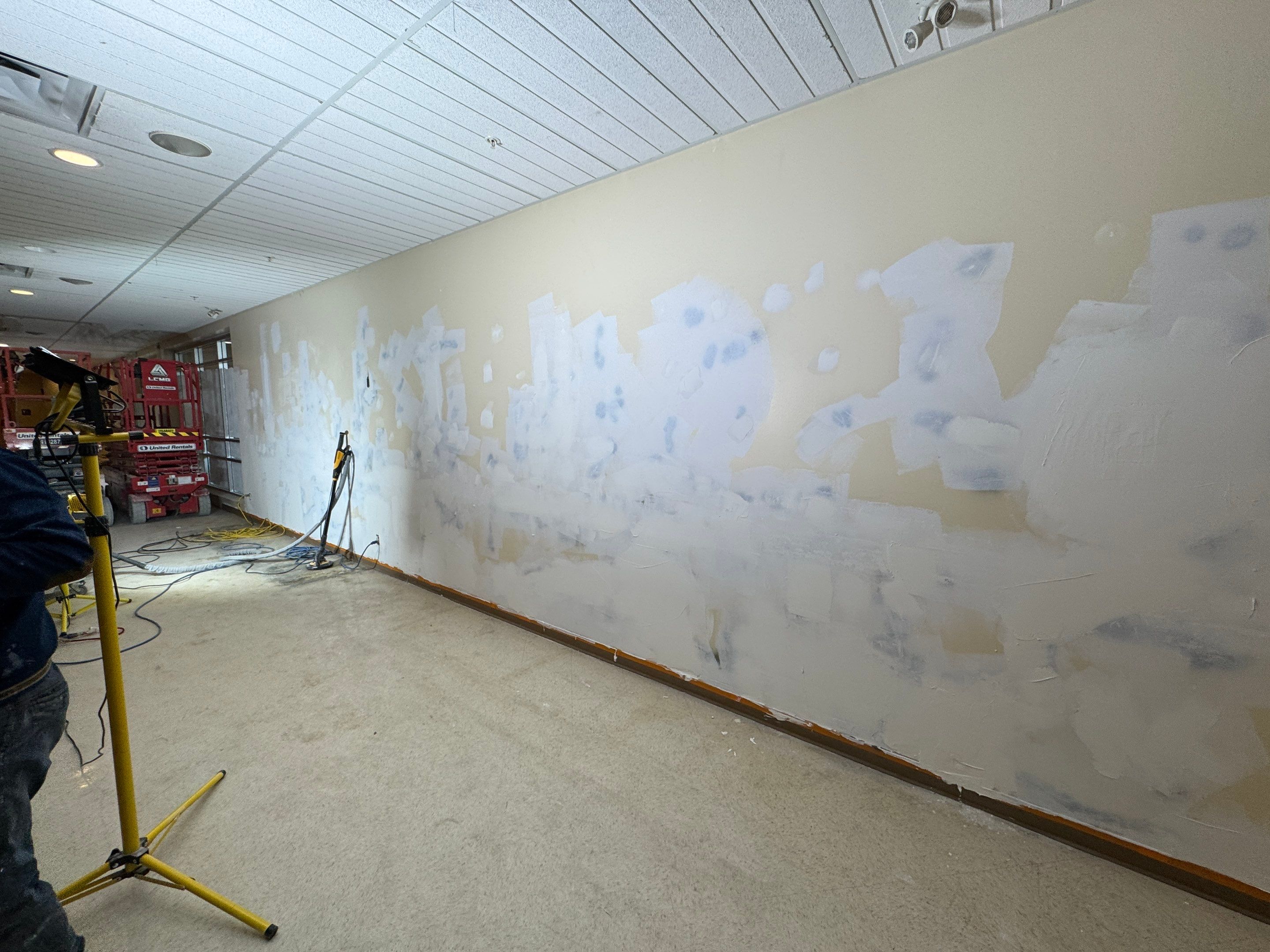 Commercial Prime & Paint Project by YVR Construction Group