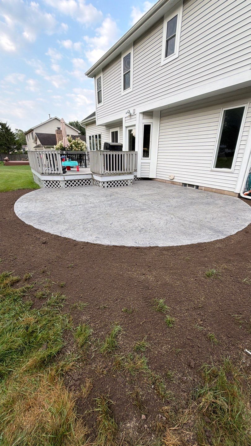 Penfield Oxford Slate Patio by NG Masonry & Construction LLC