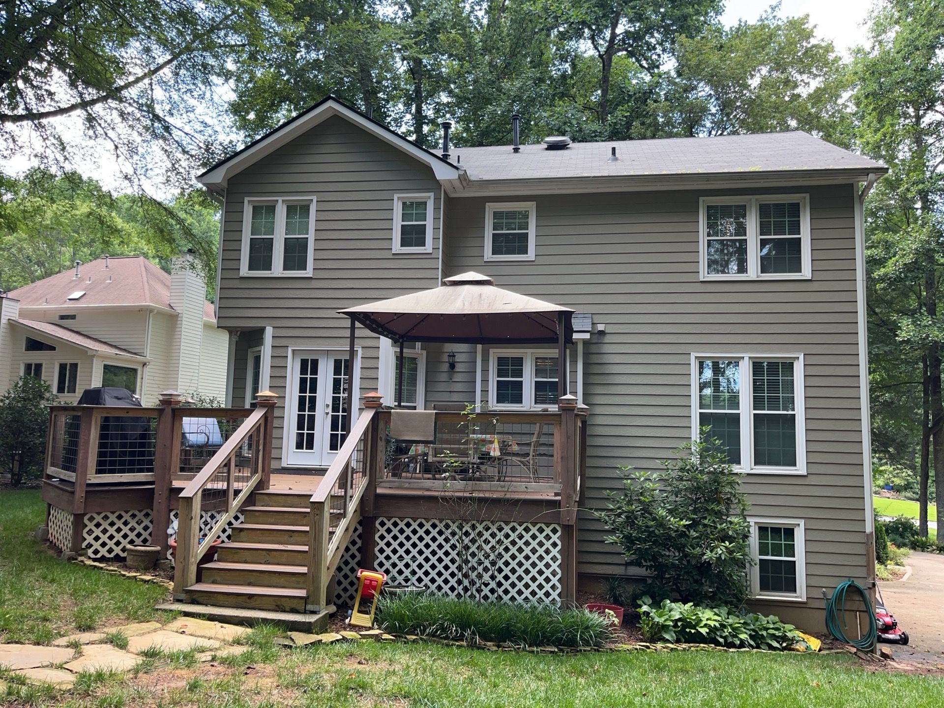 Siding, Rotten Wood, and Lattice Replacement with Exterior Painting by Nelson Exteriors 