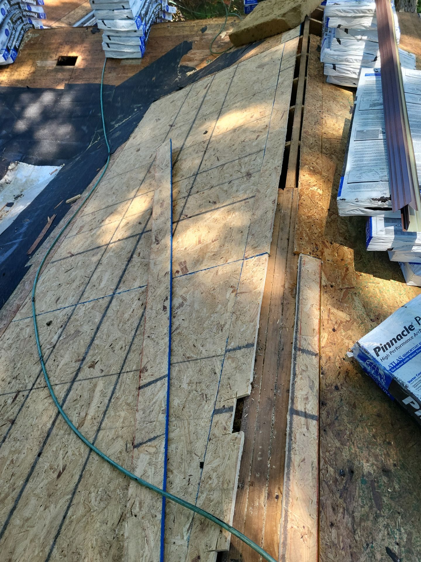 Atlas Pinnacle, Color, Burnt Hickory, Drip Edge, Color, Royal Brown by Eagle Eye Roofing