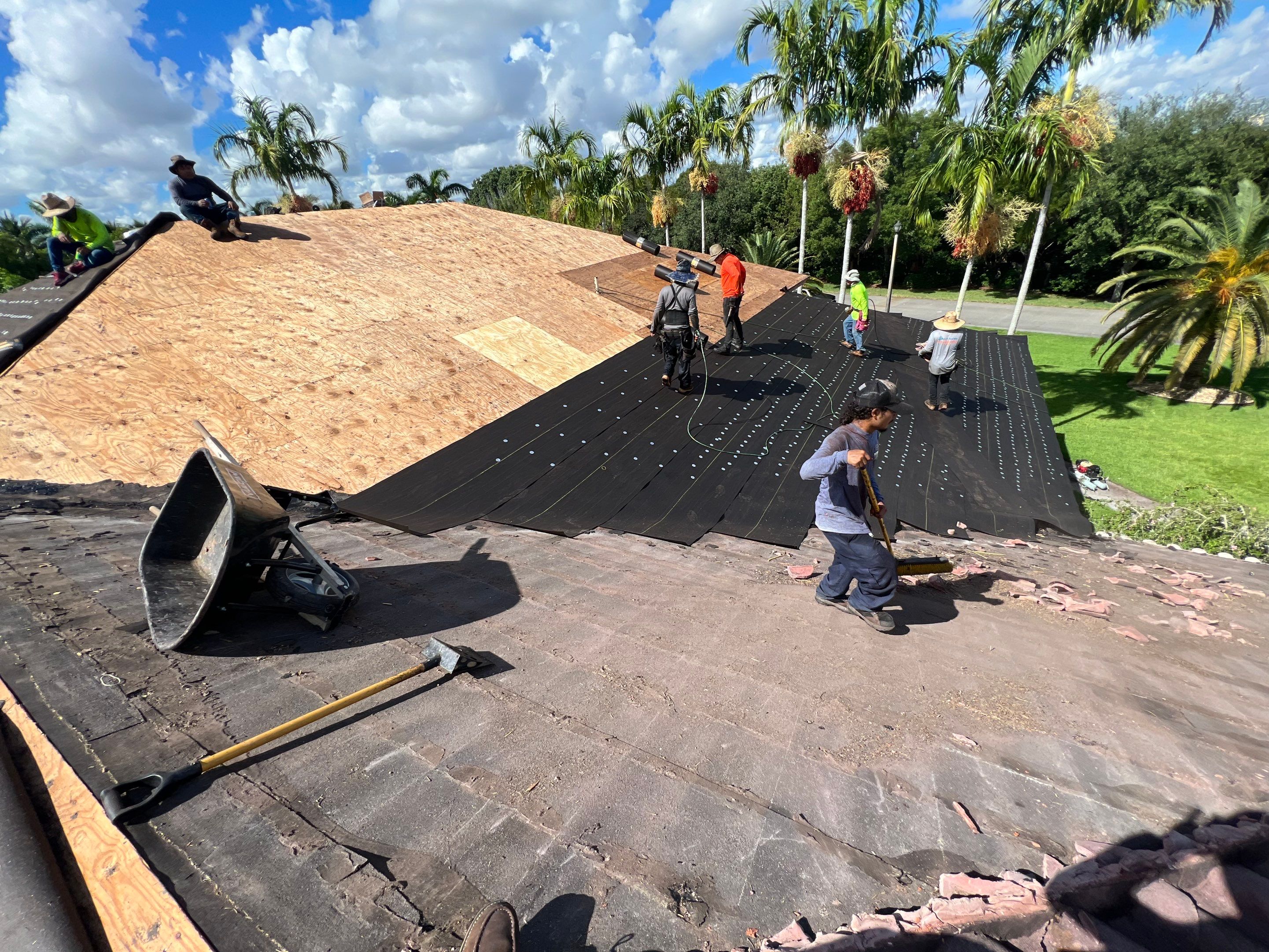 Peppertree Circle West, Davie, FL by G&J Roofing 