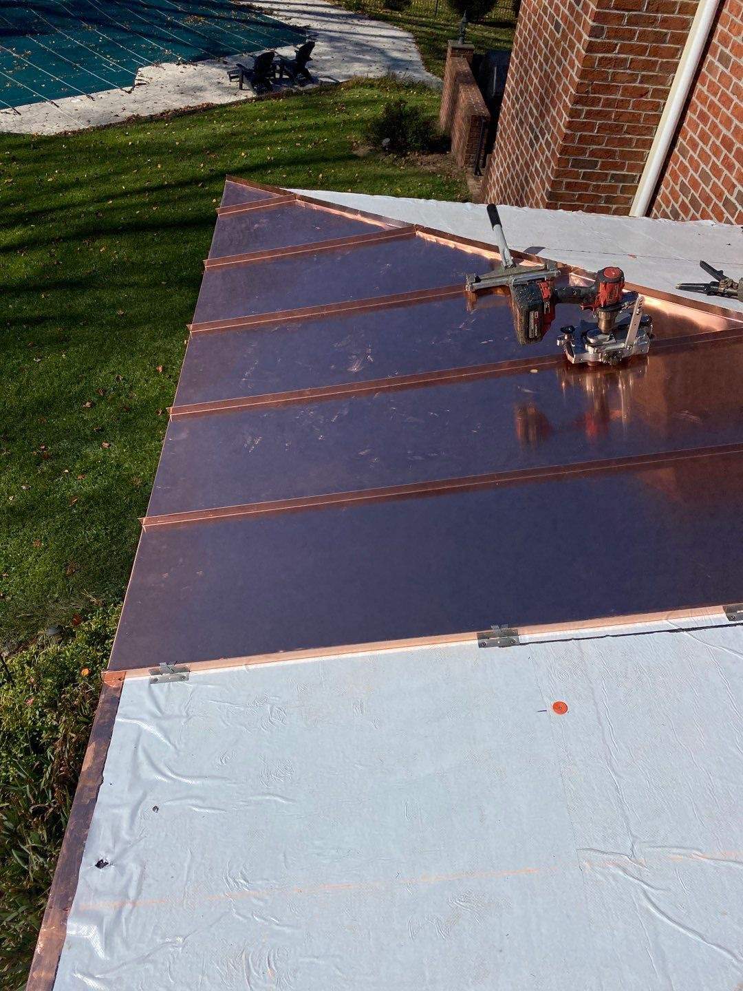 Copper Roof in Timonium, MD by Roof Right Inc