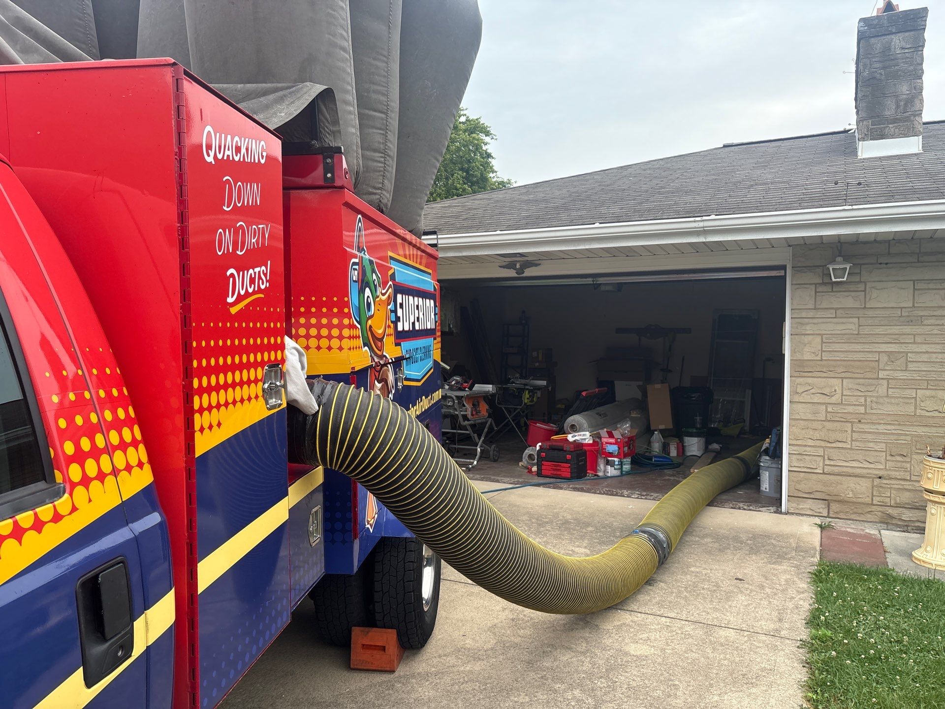 Air Duct Cleaning With a Vacuum Truck in Monaca, PA by Superior Air Duct Cleaning