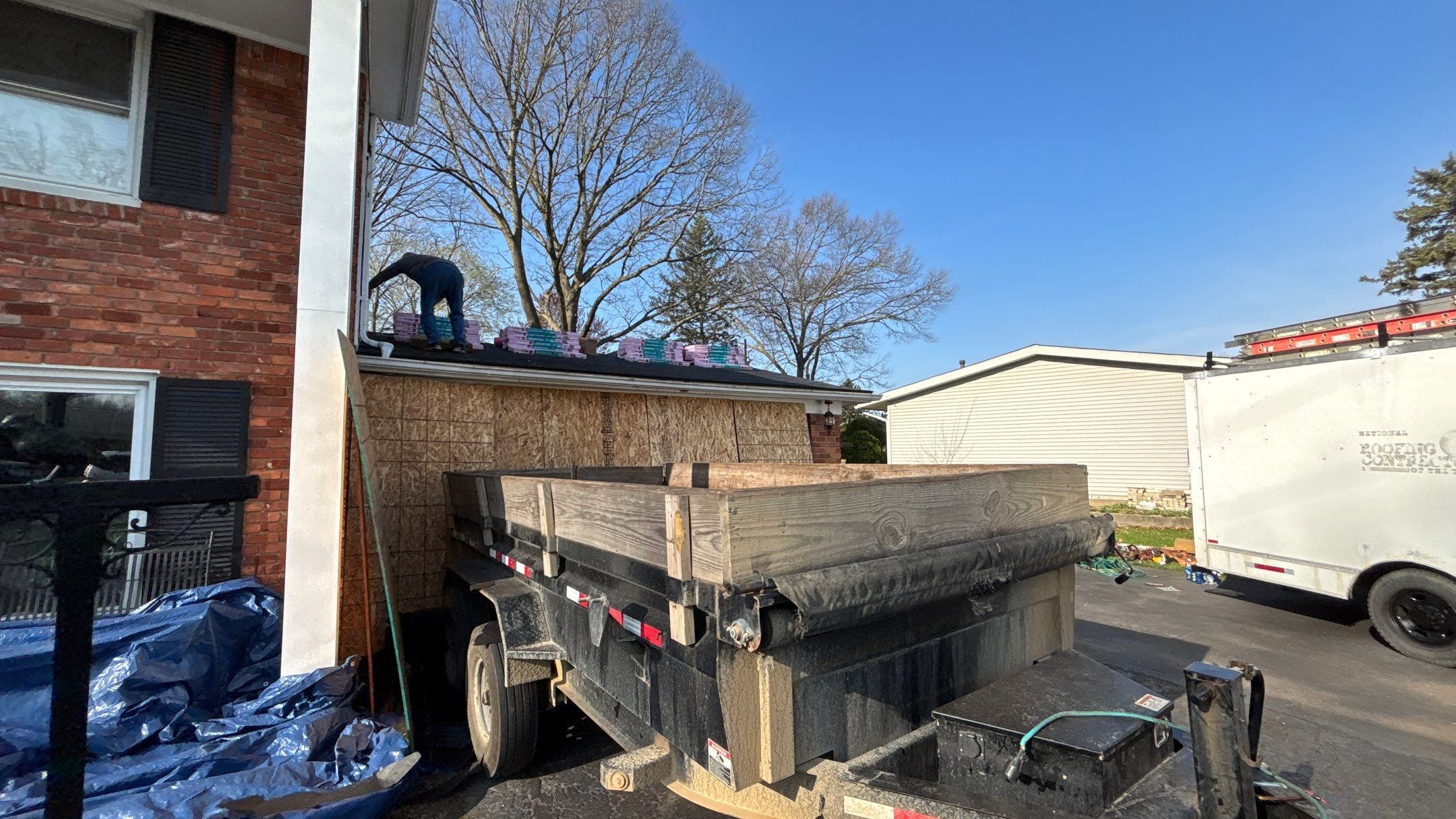 Roof Replacement using Owens Corning Onyx Black by 180 Contractors