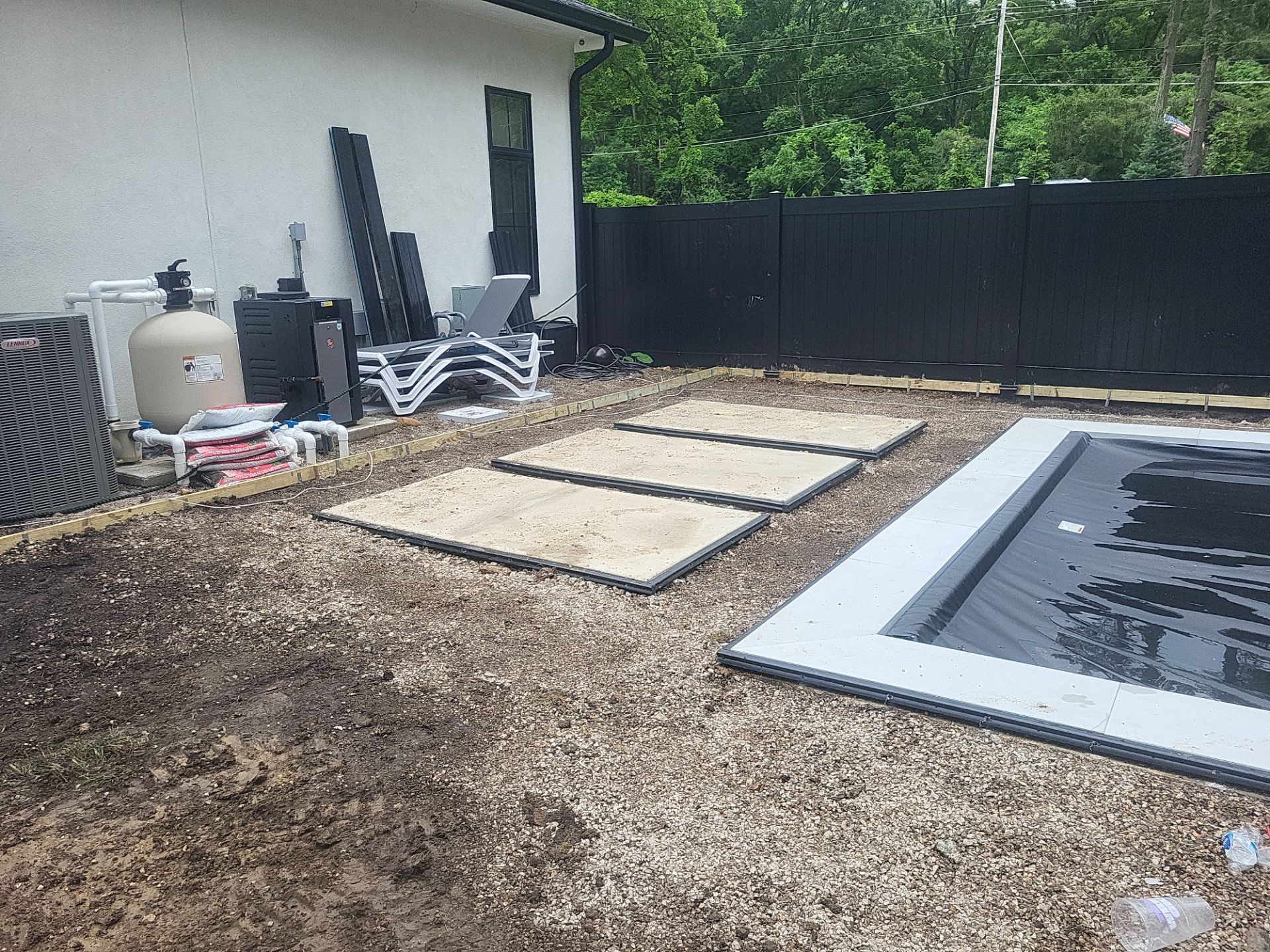 High-End Residential Turf Surrounding Pool in Powell by Southwest Greens Midwest