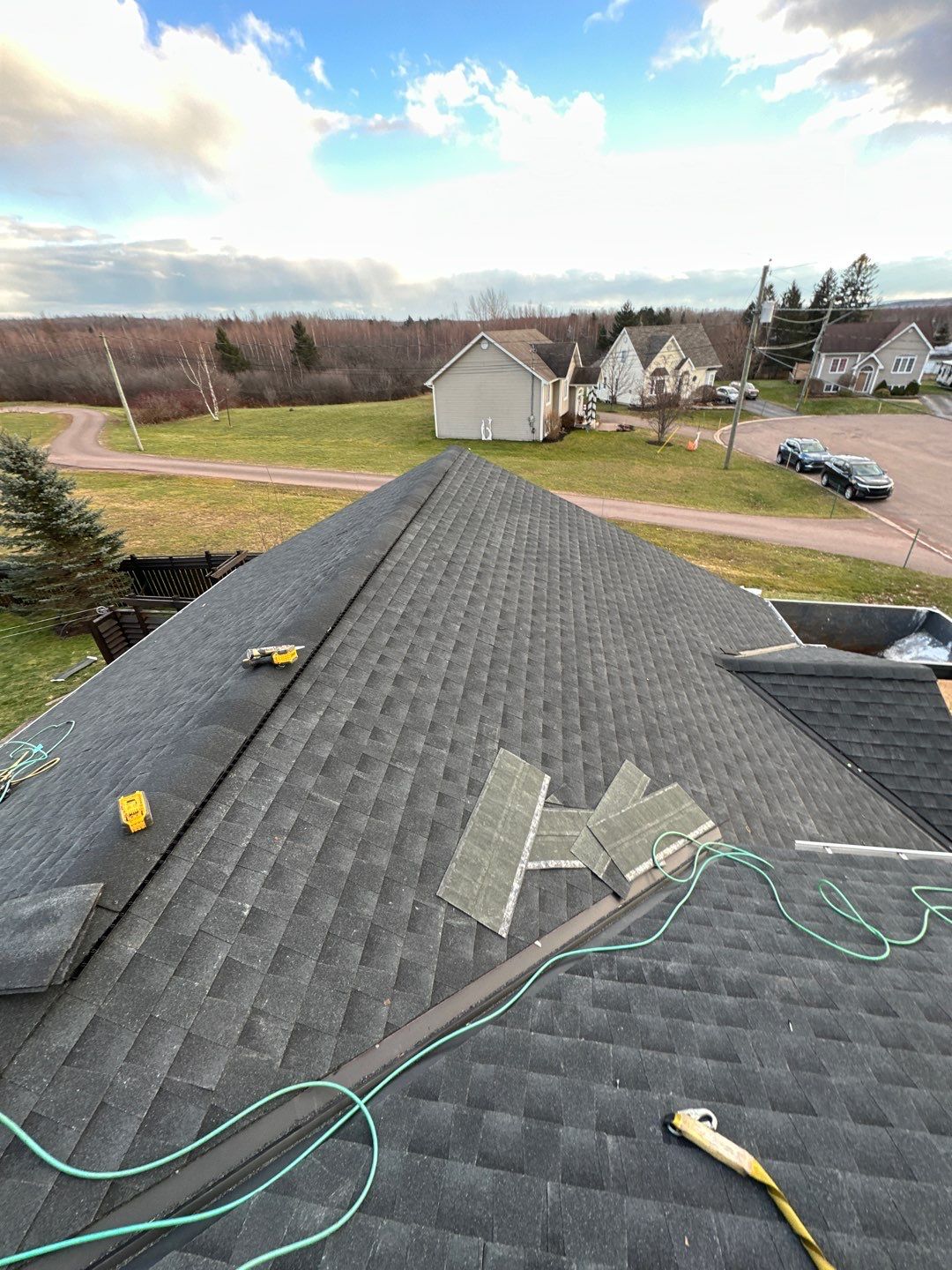 Residential Roofing Installation using Asphalt GAF HDZ  by Artisan Roofing & Home Improvements Inc.