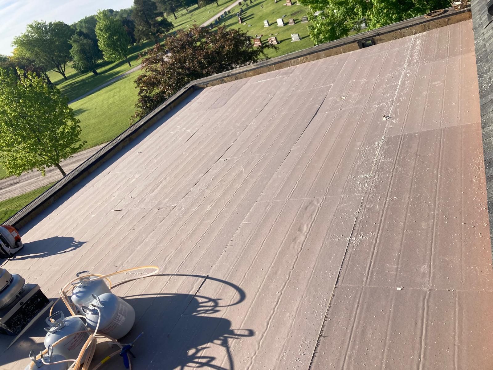 North Lawn Cemetery  by Grell Roofing