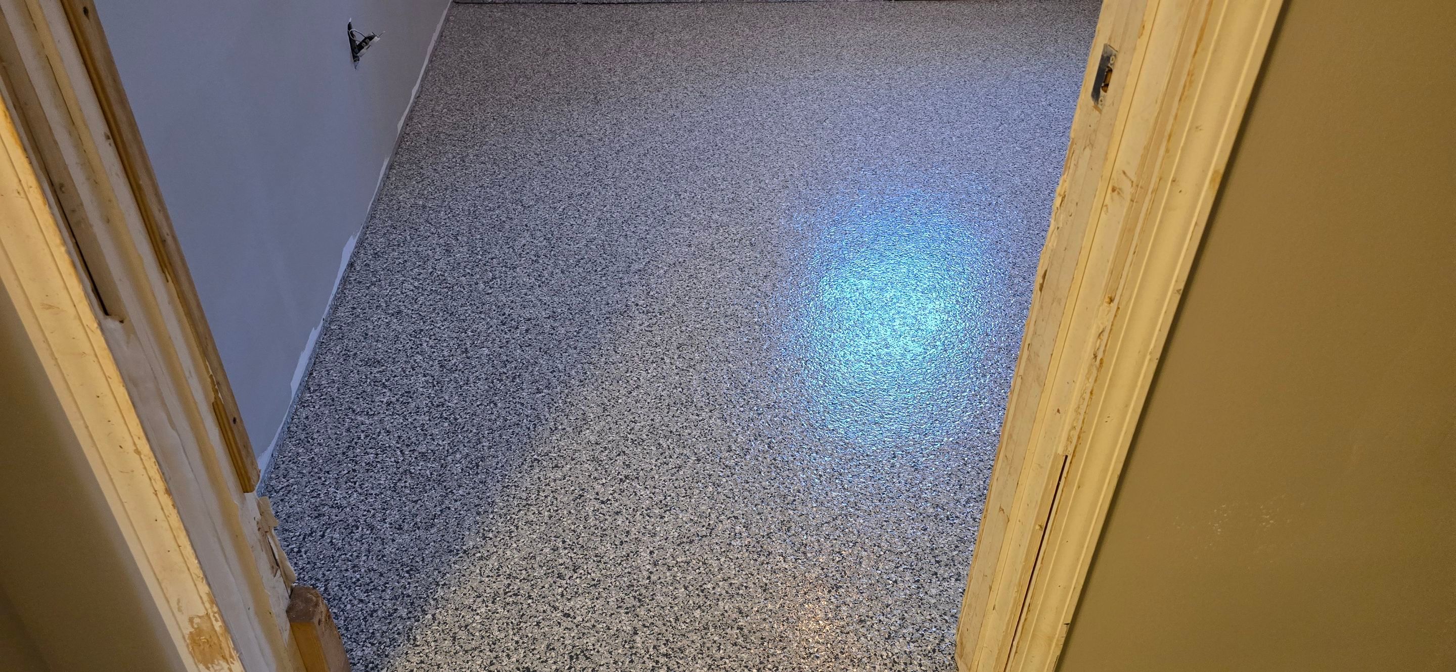 Basement using Gravel by Elite Floor Solutions