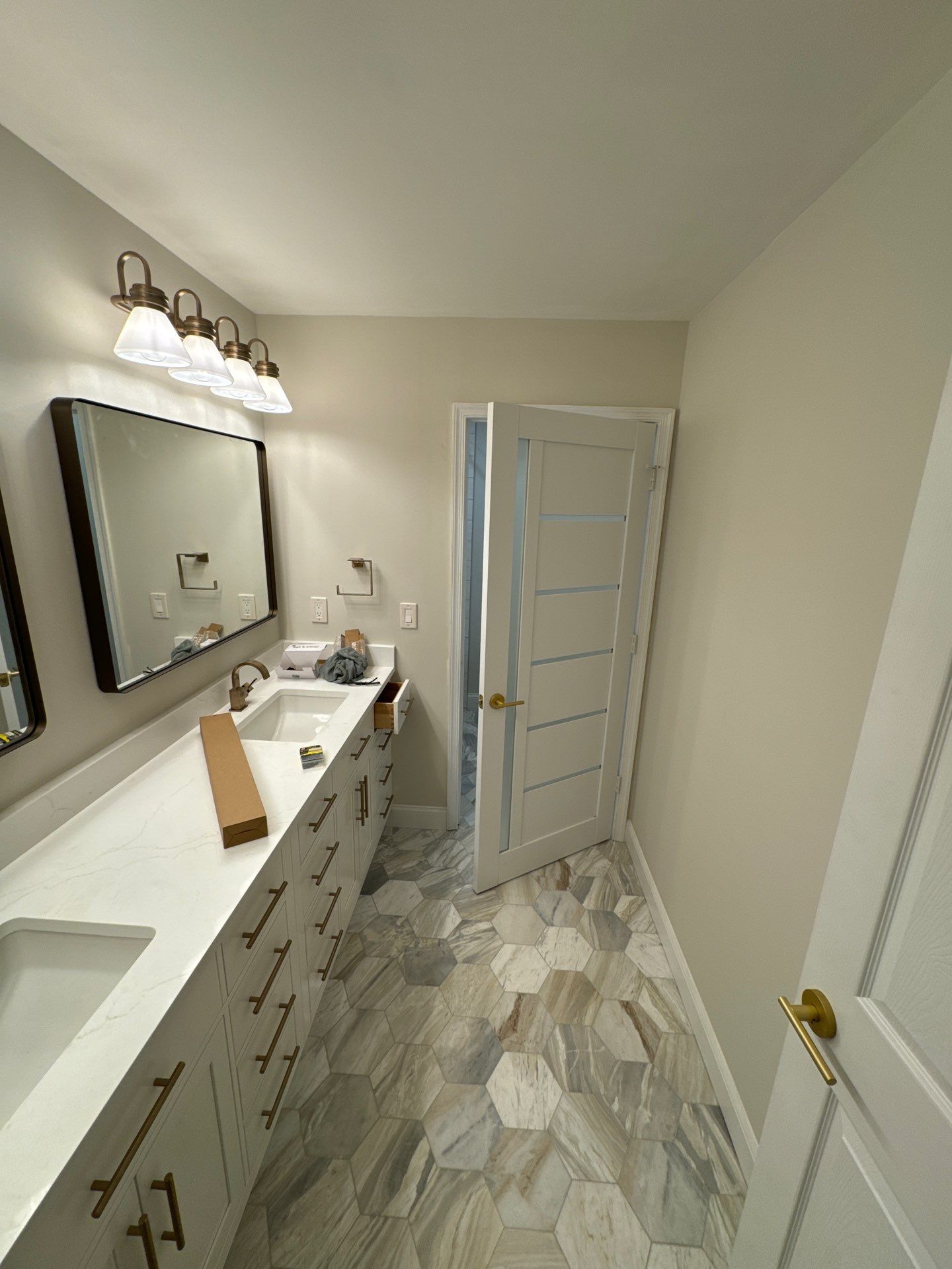 Door Installation using Interior Slab Door by A1 NERDY HOMES LLC