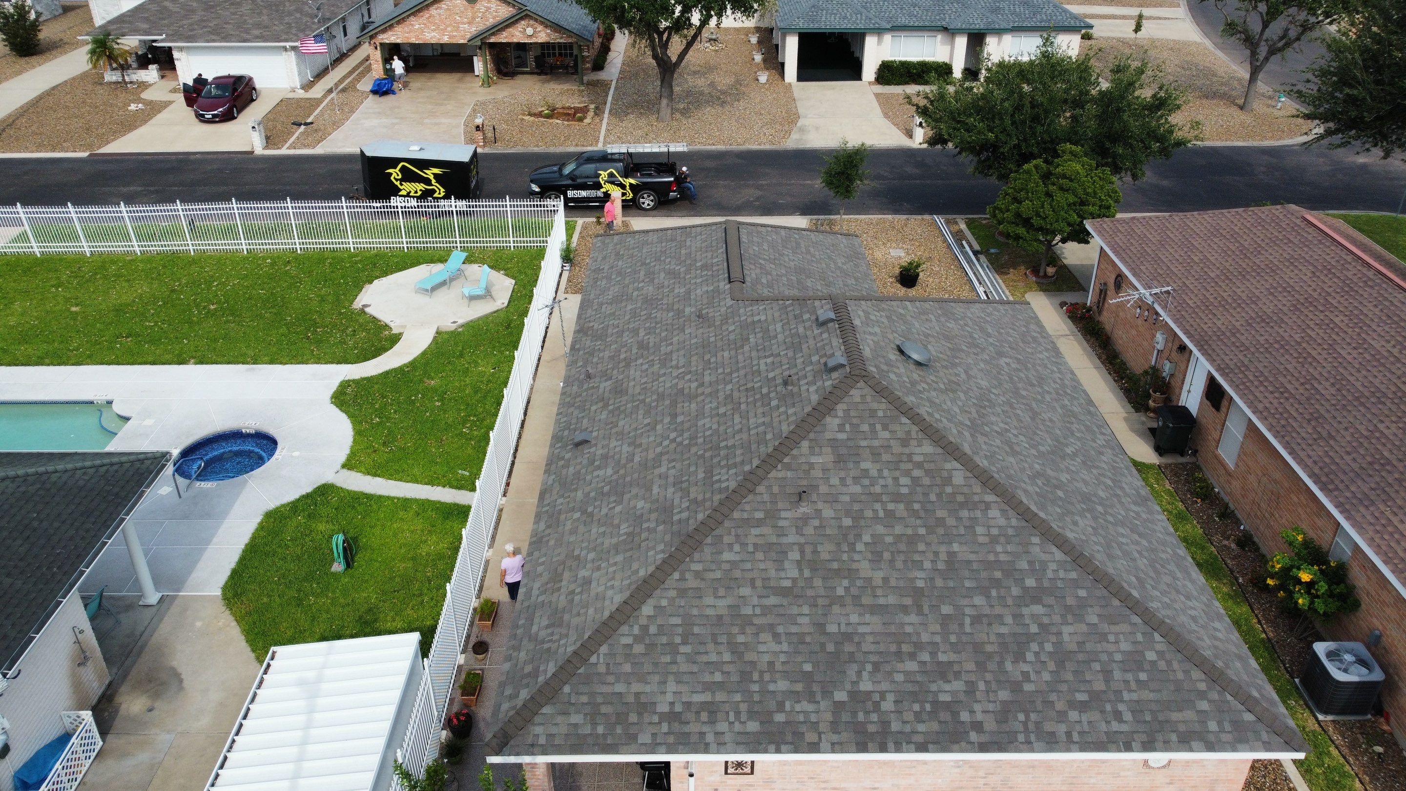 Mission Roof Project by Bison Roofing  