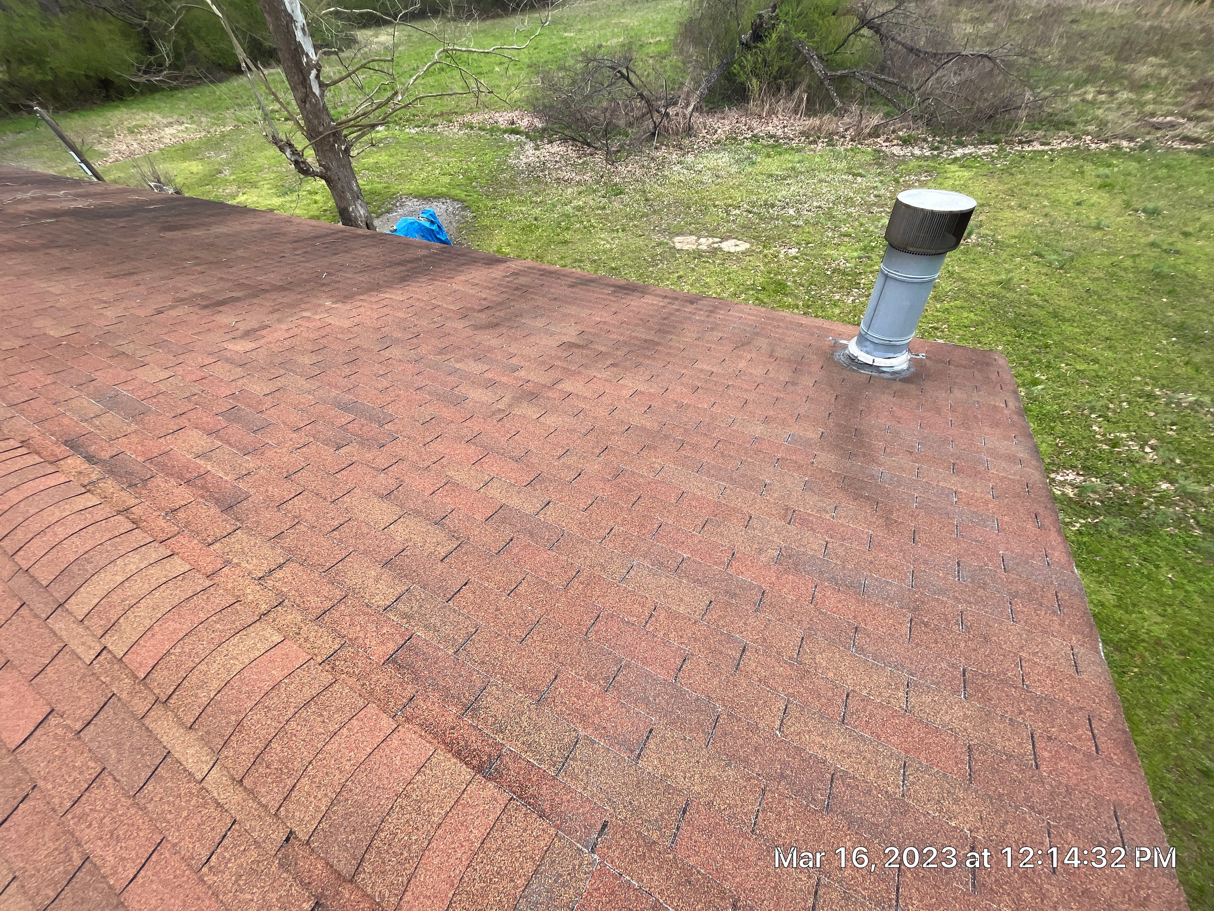 Storm Restoration Reroof: 25 Year 3-Tab Shingle by Hostetler Roofing