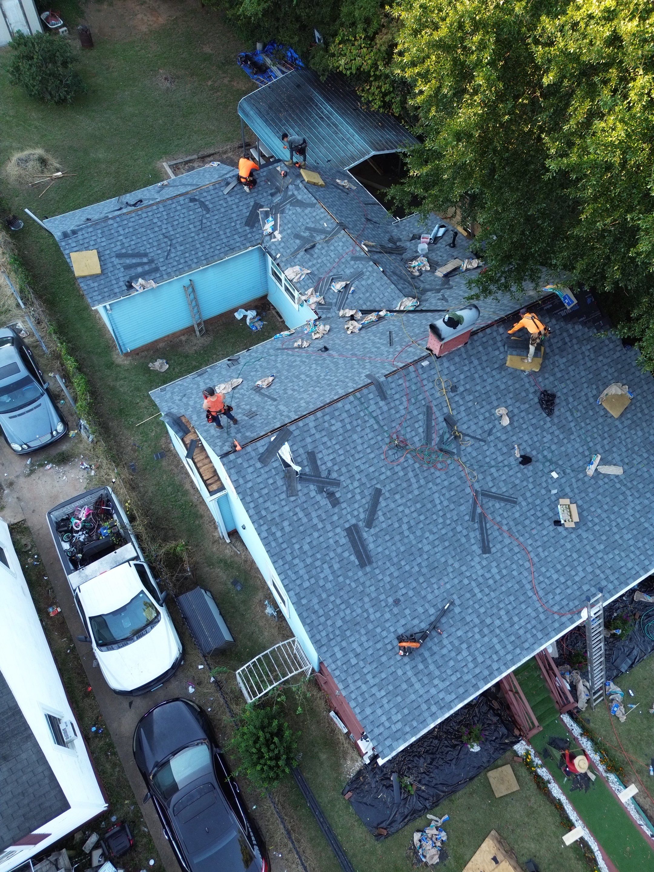 Roof replacement by hail and wind damage by Just Brilliant Restoration JBR