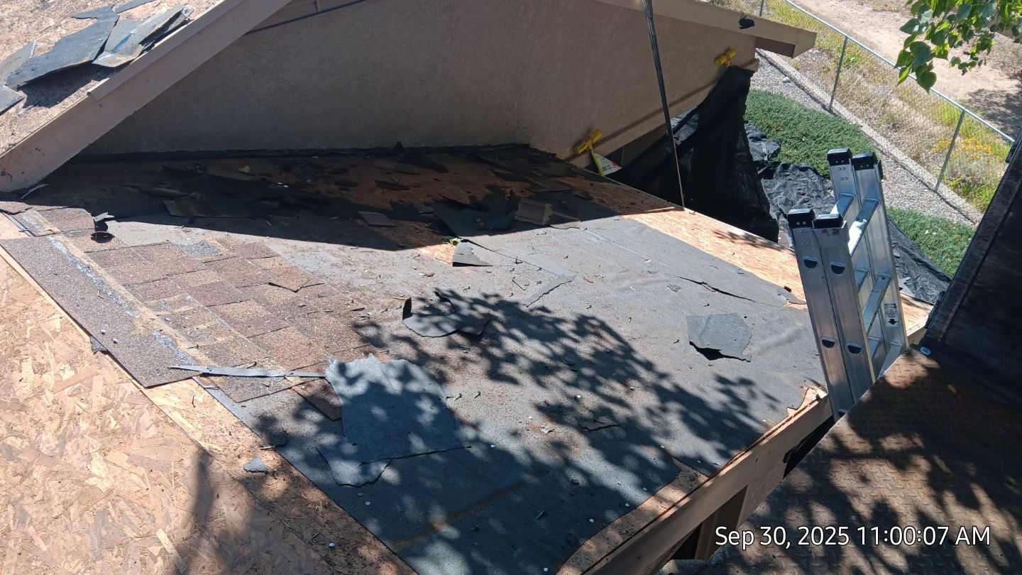 Oakridge Desert tan shingles in Chimayo Meadows by Doyle Roof Masters Inc