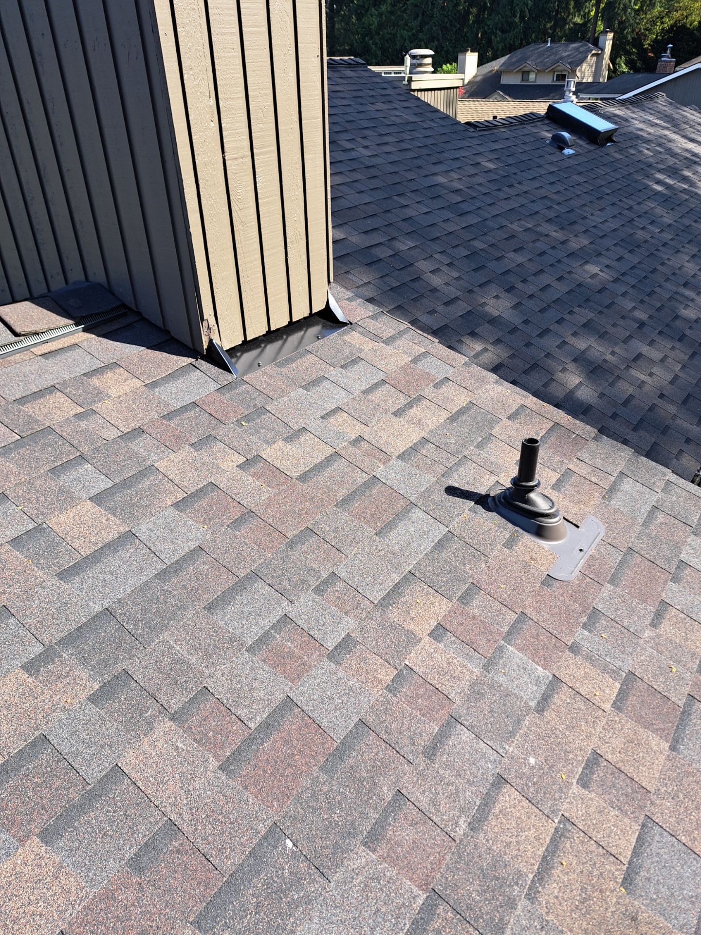 Bad EuroShield Install to Shingles in Issaquah by Roof Smart
