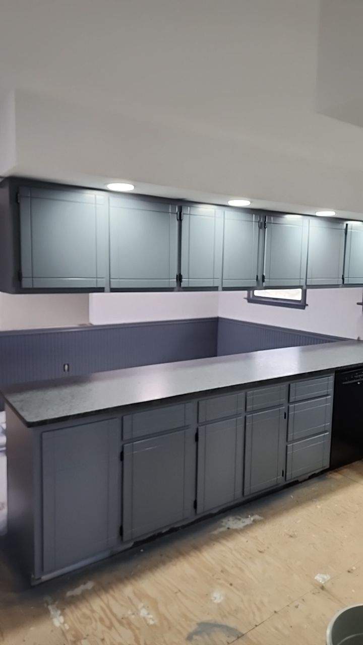 High End Kitchen Cabinet Painting by Ryan Amato Painting LLC and Lehigh Valley Epoxy