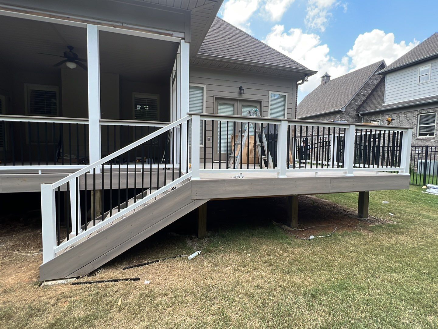 Tiffany Estates - Composite Deck Installation  by Pillar and Pine