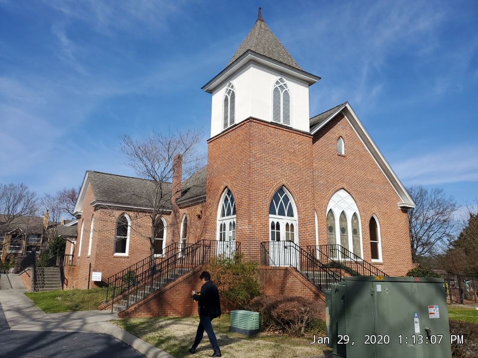 Roof replacement in Church by hail and wind damage by Just Brilliant Restoration JBR
