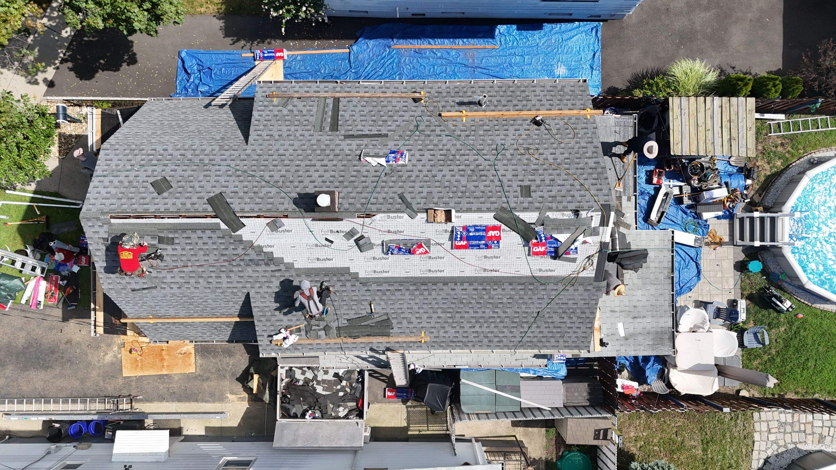 Roof Project in Lyndhurst NJ by All State Home Improvement Inc.