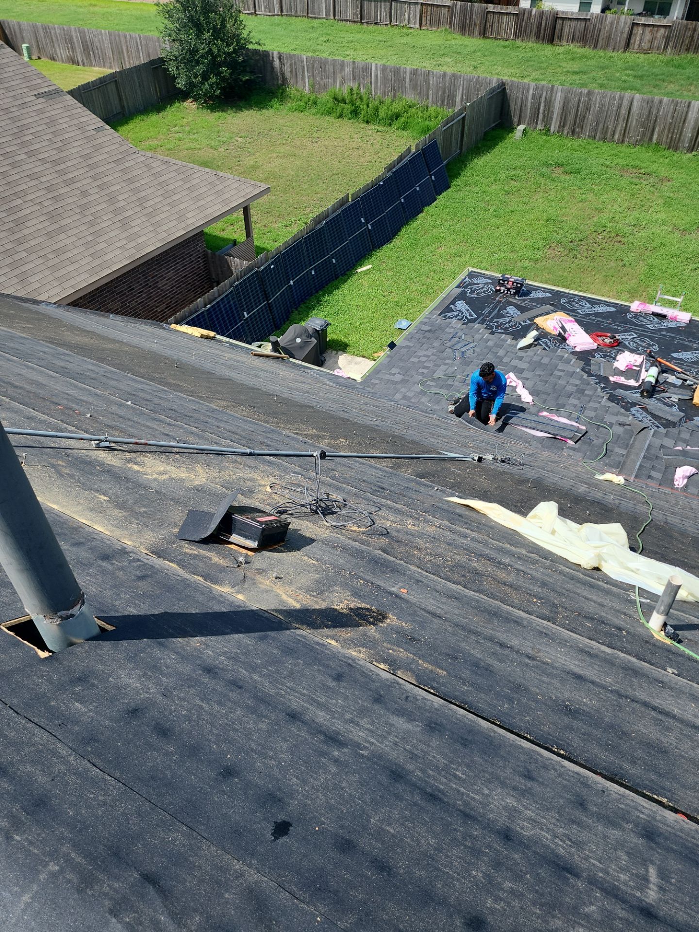 Residential Roofing Installation using Owen's Corning Duration (Lifetime) Shingles by Roof Repair Company