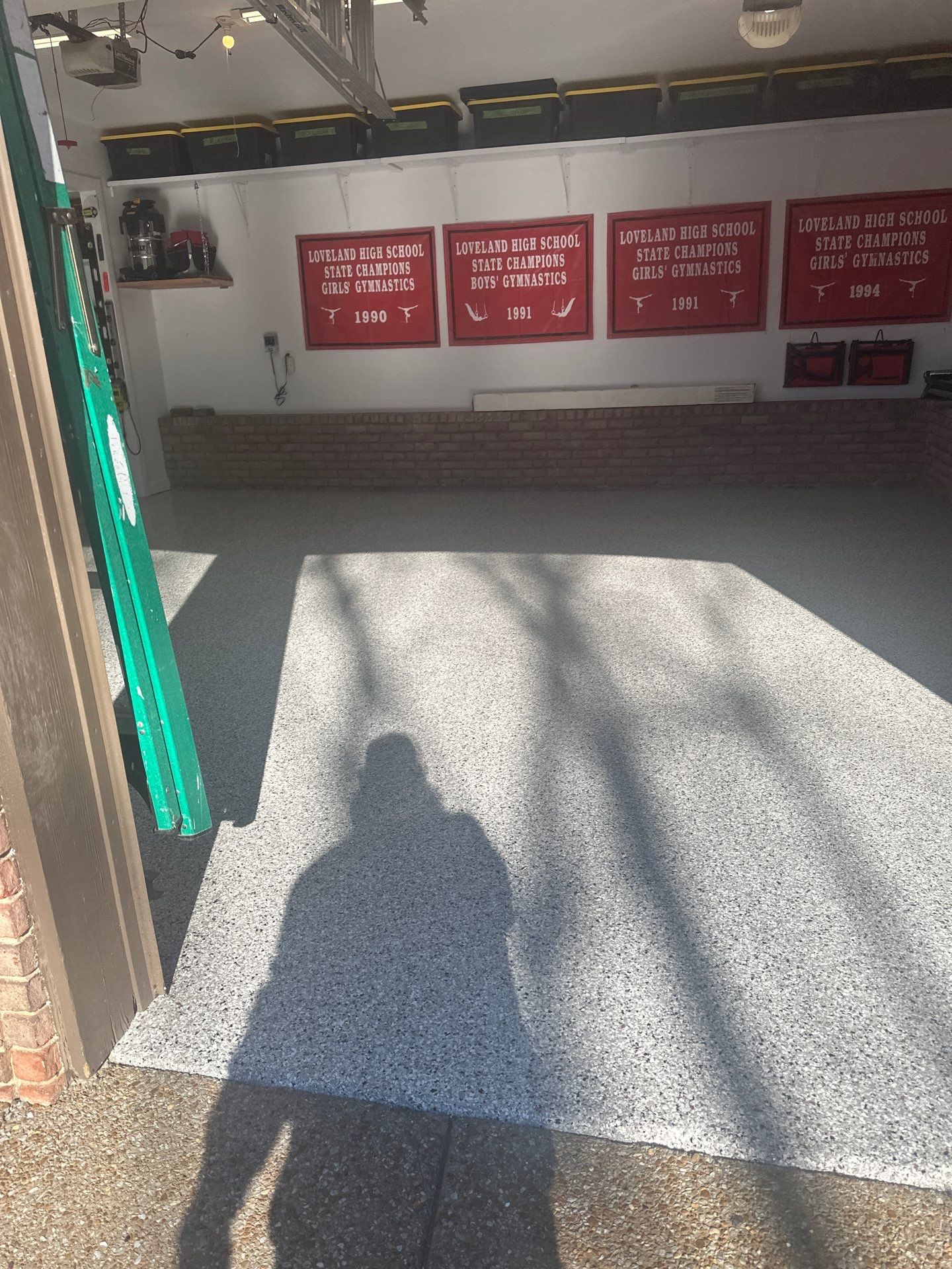 Garage Floor Coating using Coyote by My Garage Floor Guys