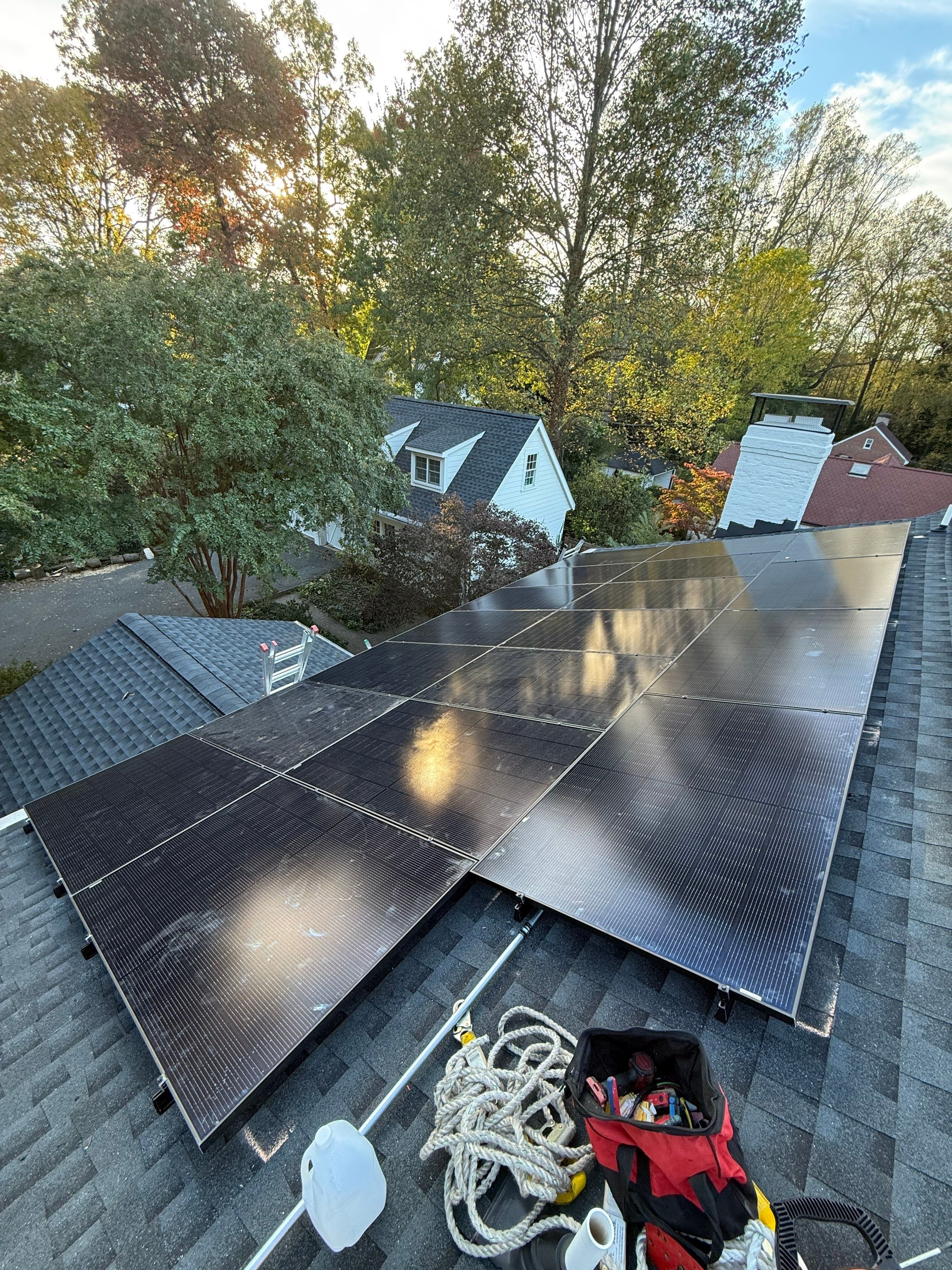 Project in Charlottesville by Trident Solar