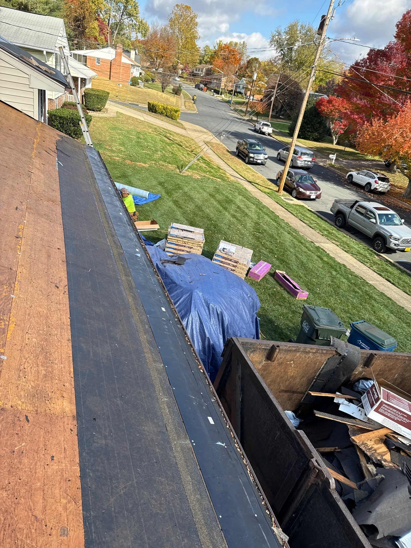 Faifax : Residential Roof Replacement with CertainTeed Landmark Pro in Max Def Coastal Blue  by RM Banning, Inc.