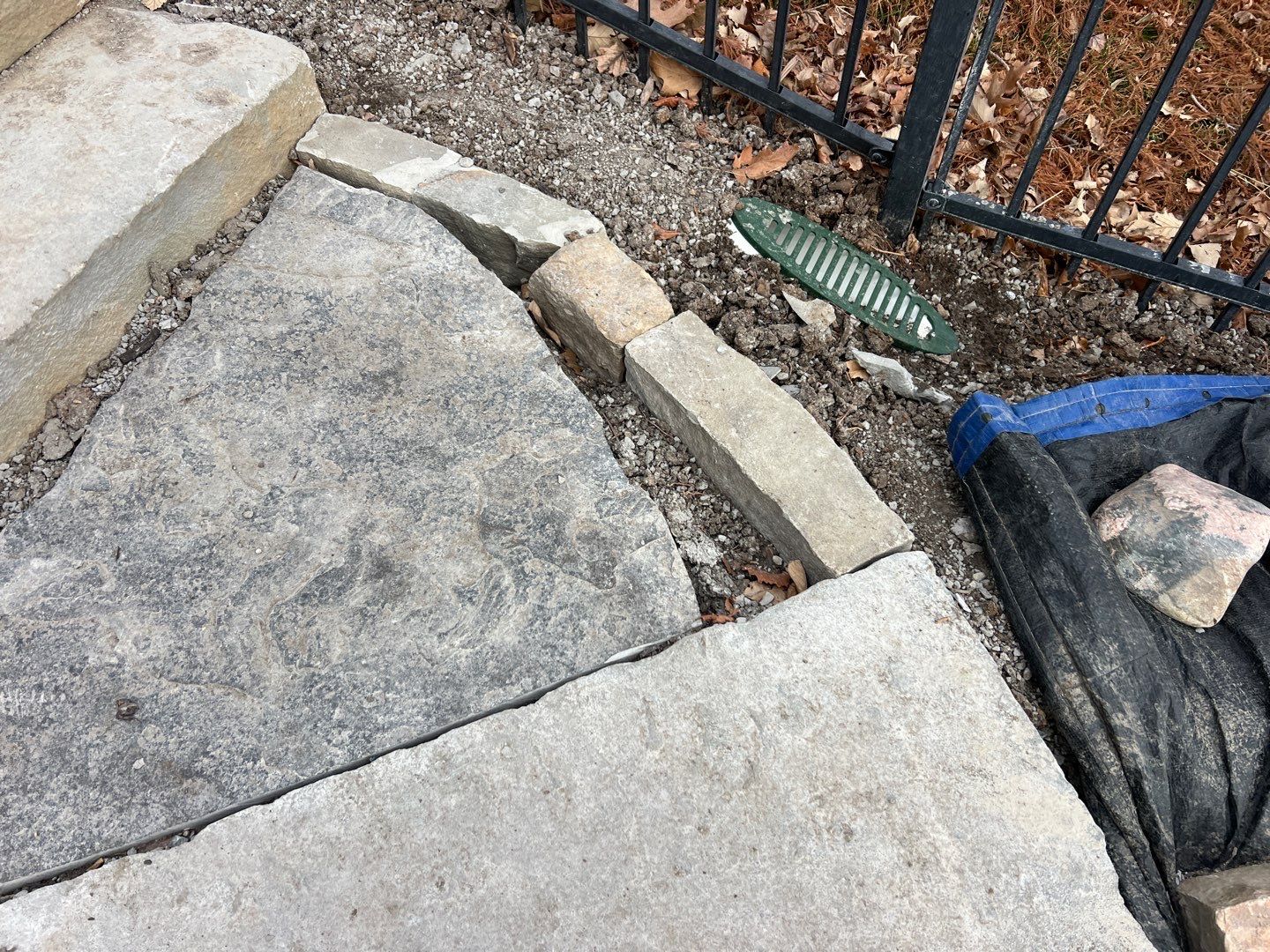 Updated Stone Stepper Path by New Horizon Landscapes