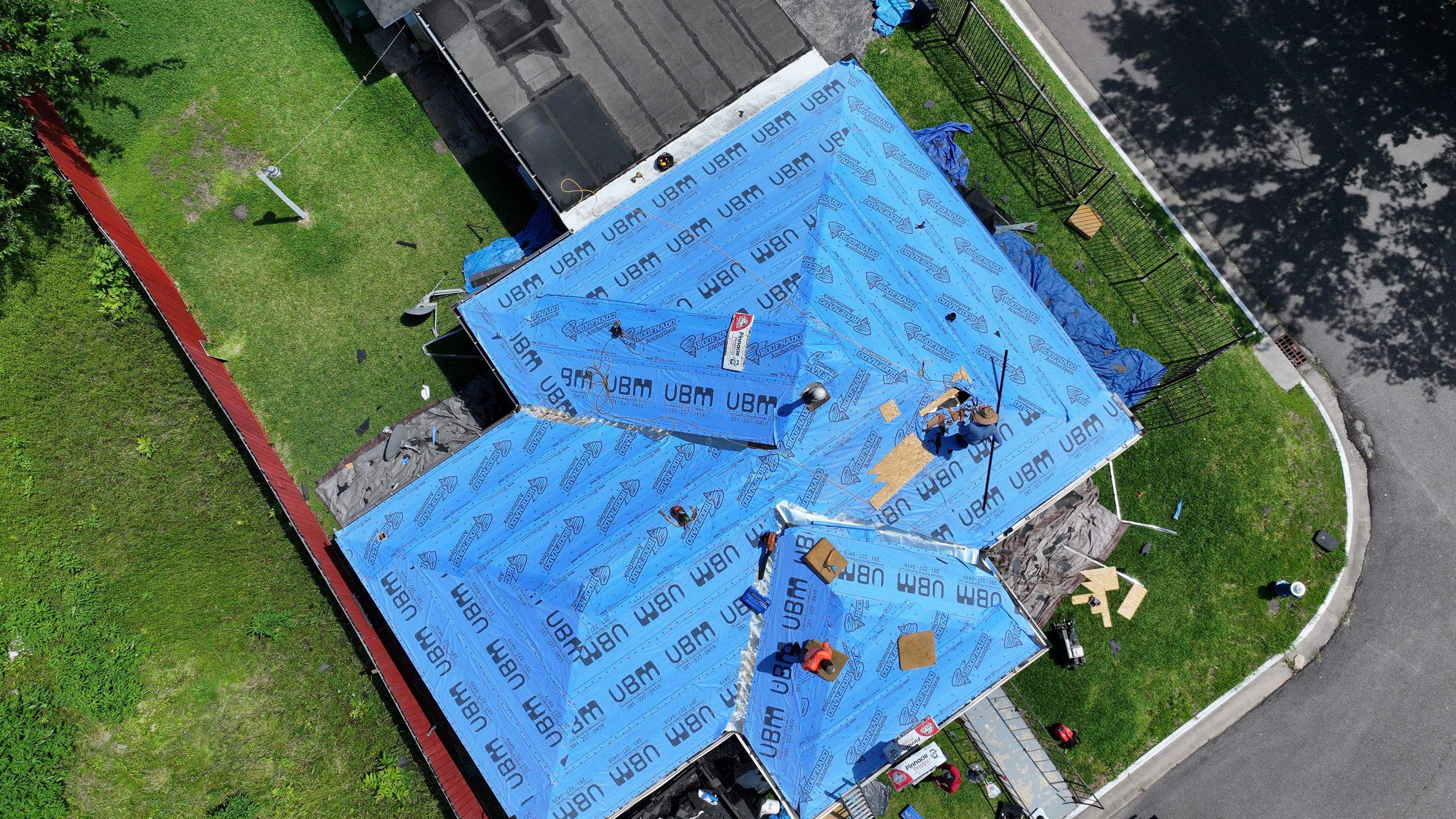 Full Roof Replacement, Deck to Ridge — Houston, TX by PL Roofing & SB Roofing, LLC.