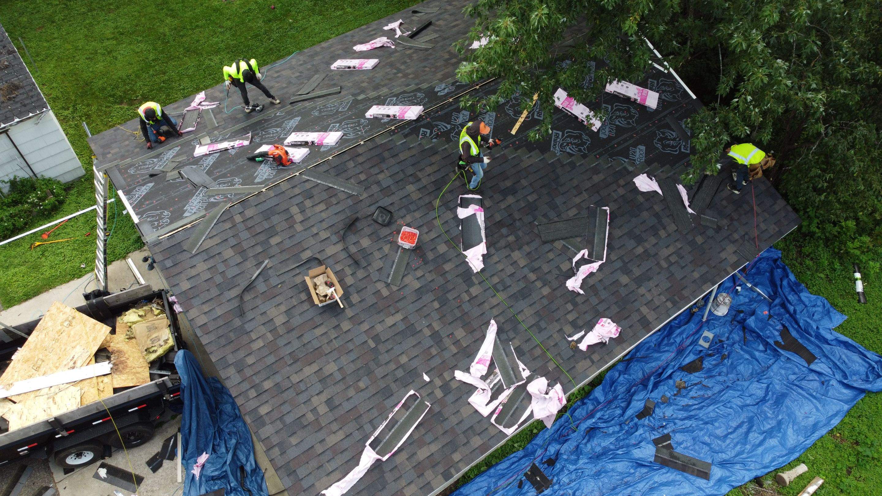 Class 3 OC Duration System and AZEK Composite Fascia on Garage by Forever Fortified