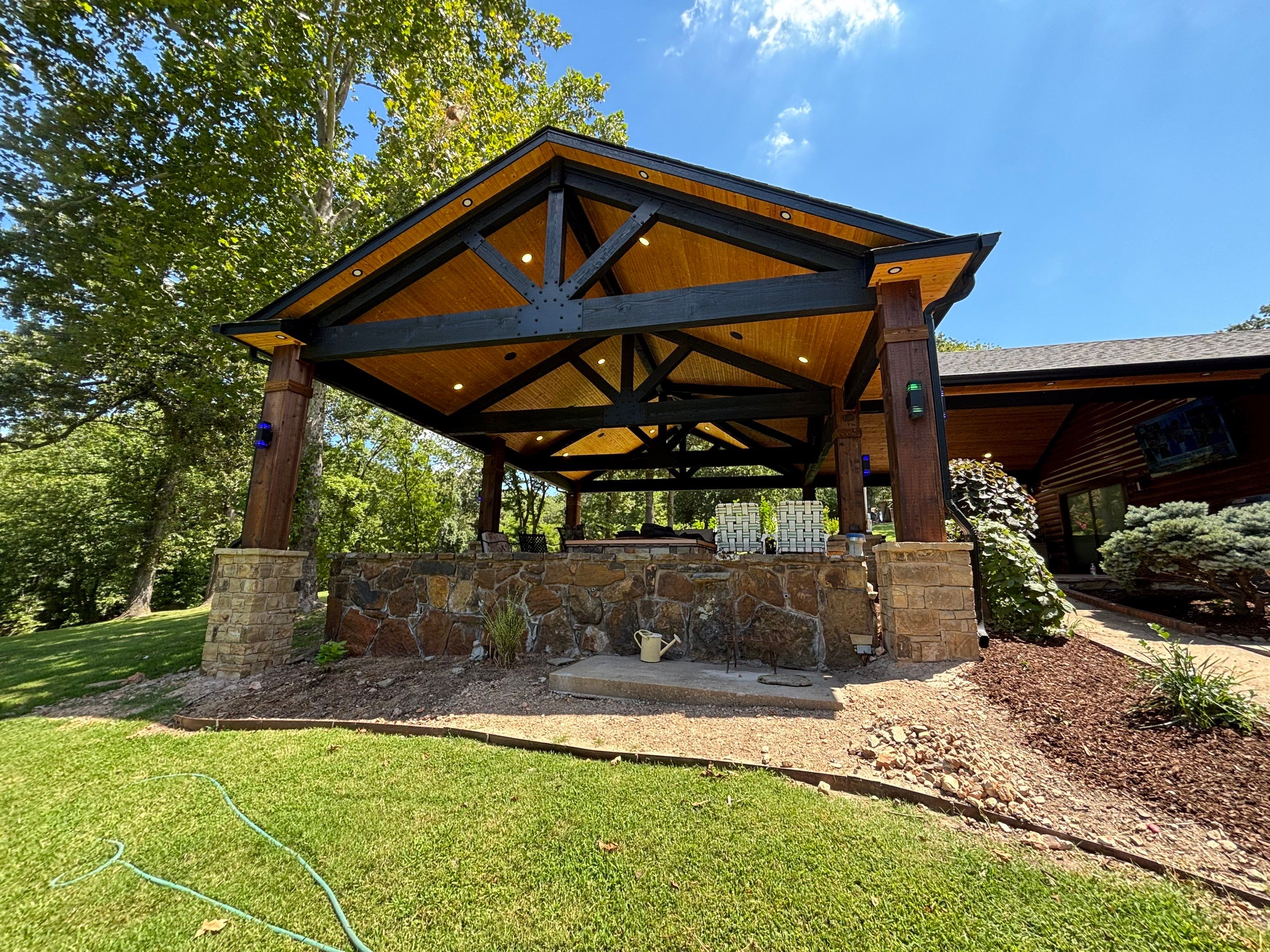 Custom Outdoor Patio by Argent Electric LLC