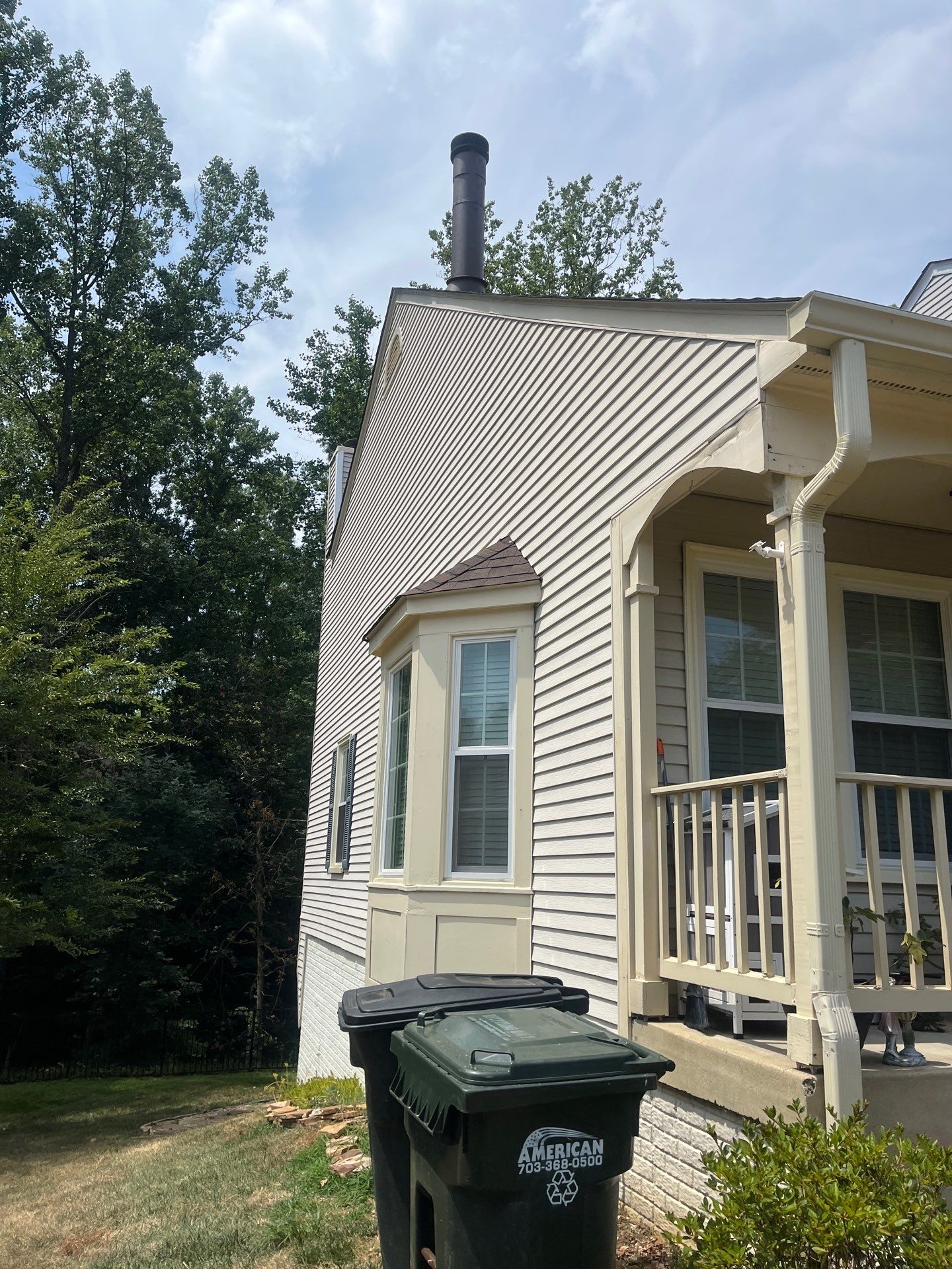 Montclair: Roof Installation with CertainTeed Landmark Designer Shingles in Burnt Sienna by RM Banning, Inc.