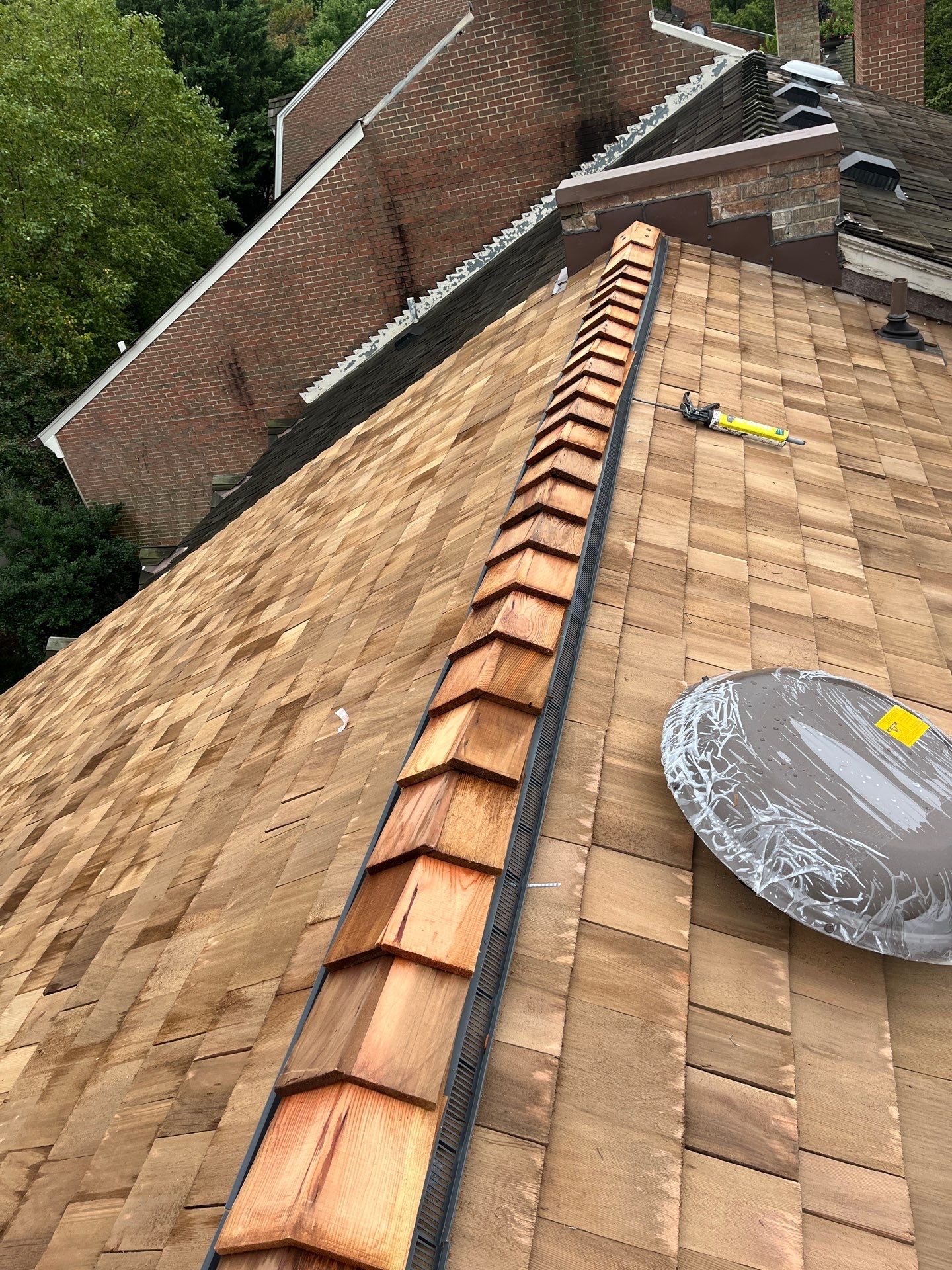 Arlington: Residential Roof Replacement with Perfection CCA-Treated Cedar Shakes by RM Banning, Inc.