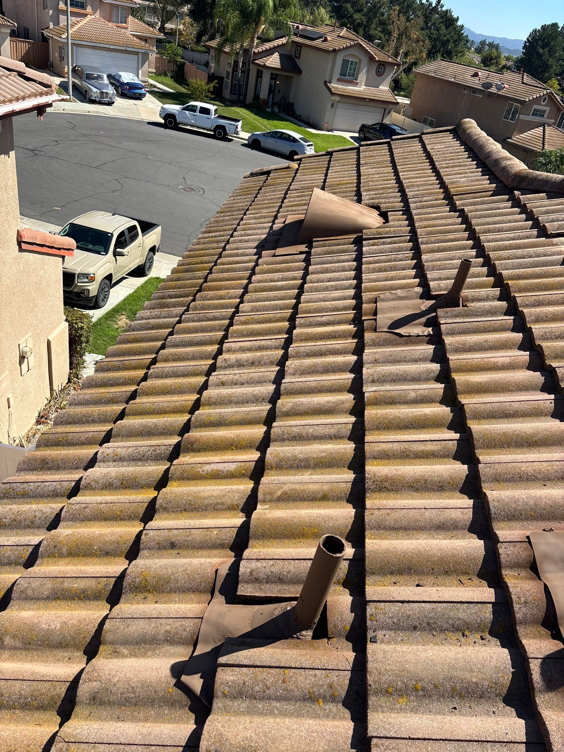 Temecula Tile Roof Repair and Underlayment Patch Work by Zenith Roofing Services 