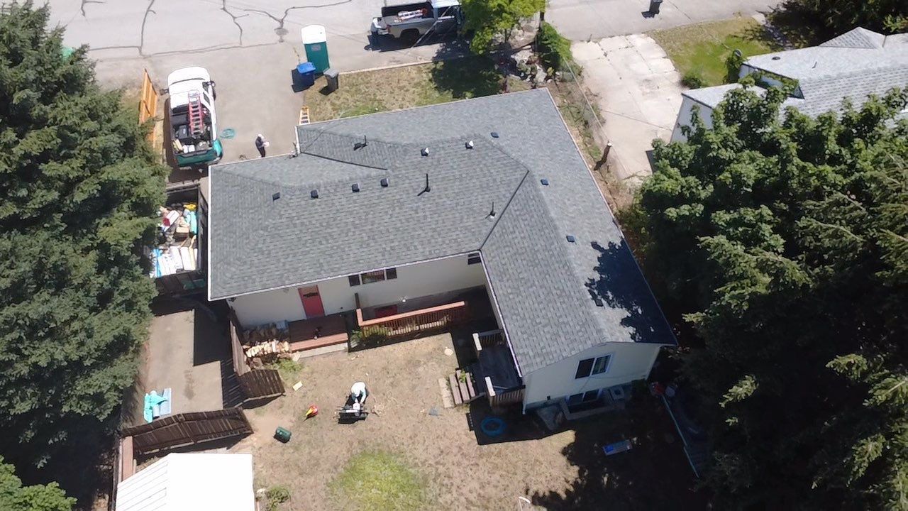 Asphalt Shingle Roof Installation for East Wenatchee Residential Property N Ashland Ave East Wenatchee, Washington 98802  Good - The Cascade System - CertainTeed 50 Year Material Guarantee  - Alpine Workmanship Guarantee: 10 Years  - Certainteed Landmark® Shingle - Granite Gray by Alpine Roofing