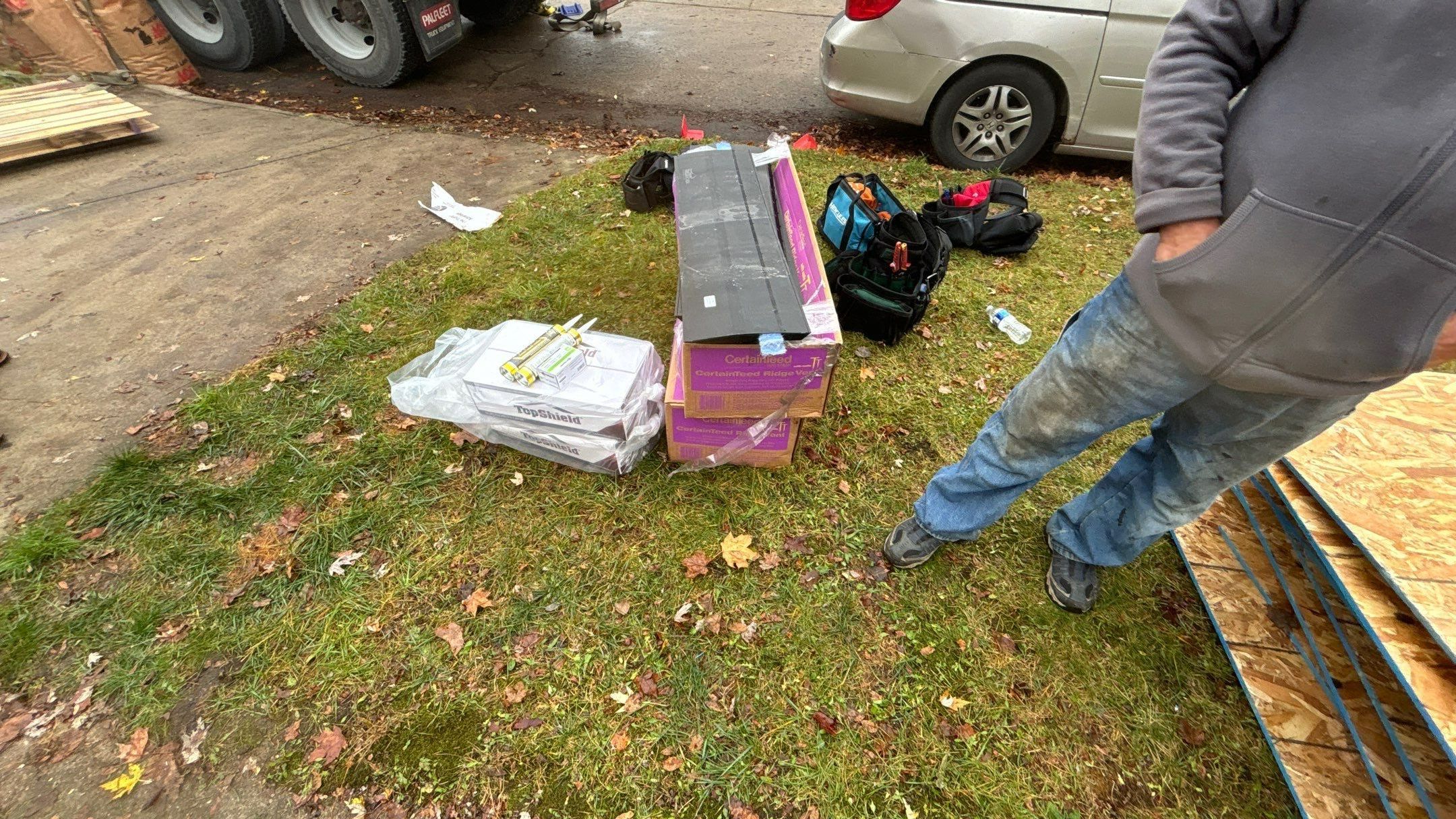 Roof Replacement using CertainTeed Landmark Driftwood by 180 Contractors