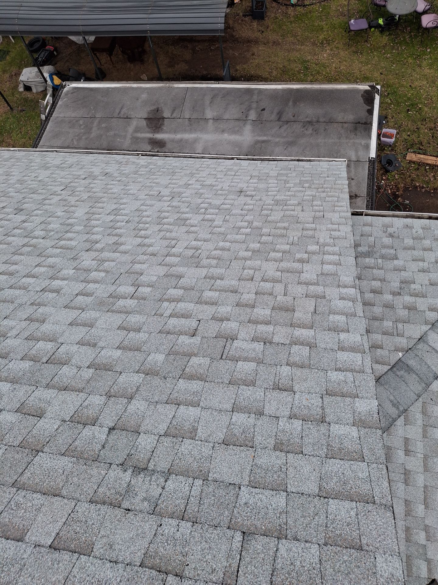 Residential Roofing Installation using GAF Timberline HDZ Fox Hollow Grey by Rainstoppers Roofing