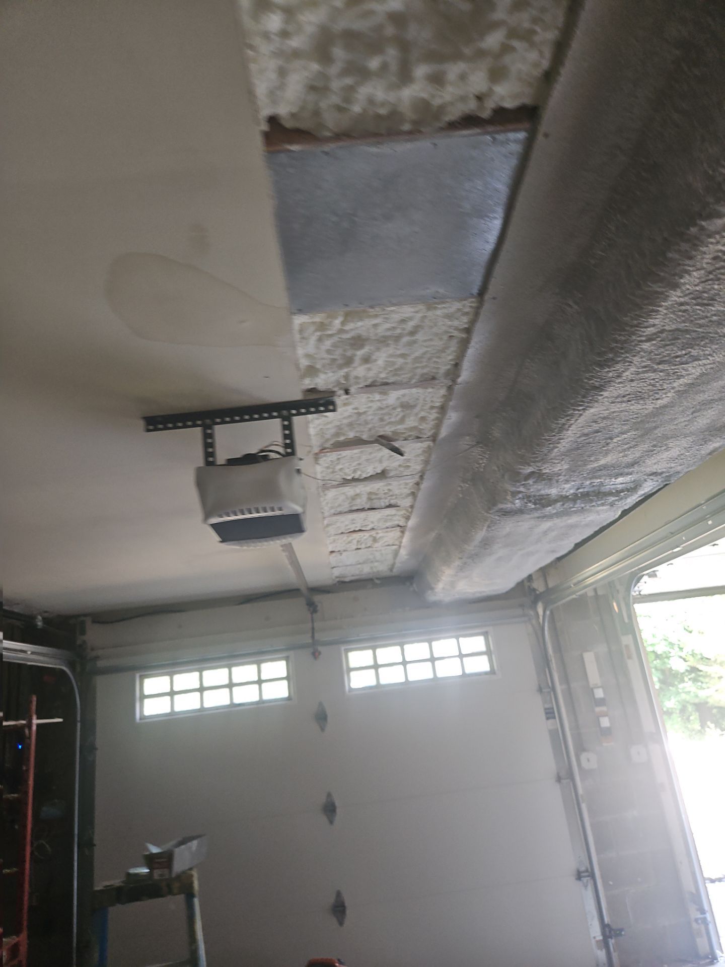 Retrofit using open cell spray foam by NYS Foam & Energy