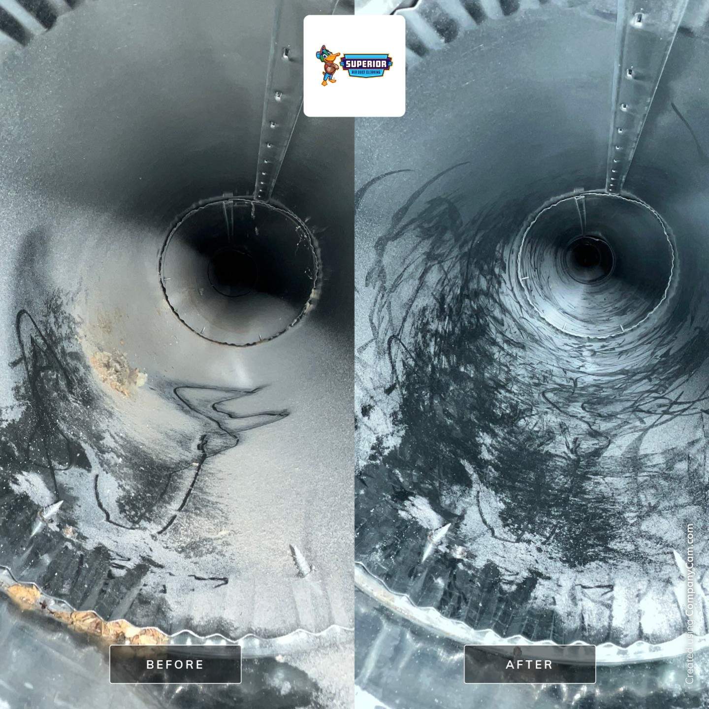 Air Duct Cleaning With a Vacuum Truck in Columbiana, OH by Superior Air Duct Cleaning