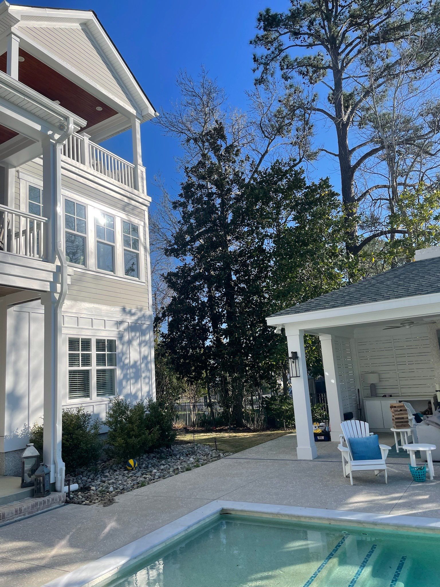 Burnt Patio Furniture Project in Wilmington, NC by Tint USA Coastal Carolina