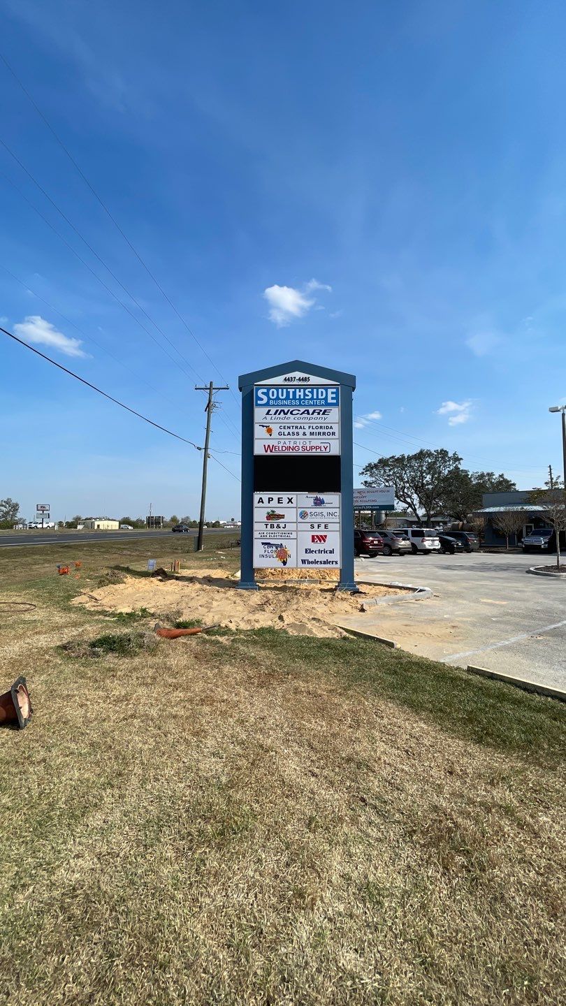 Pylon Sign for Southside Business Center by SignCrafters