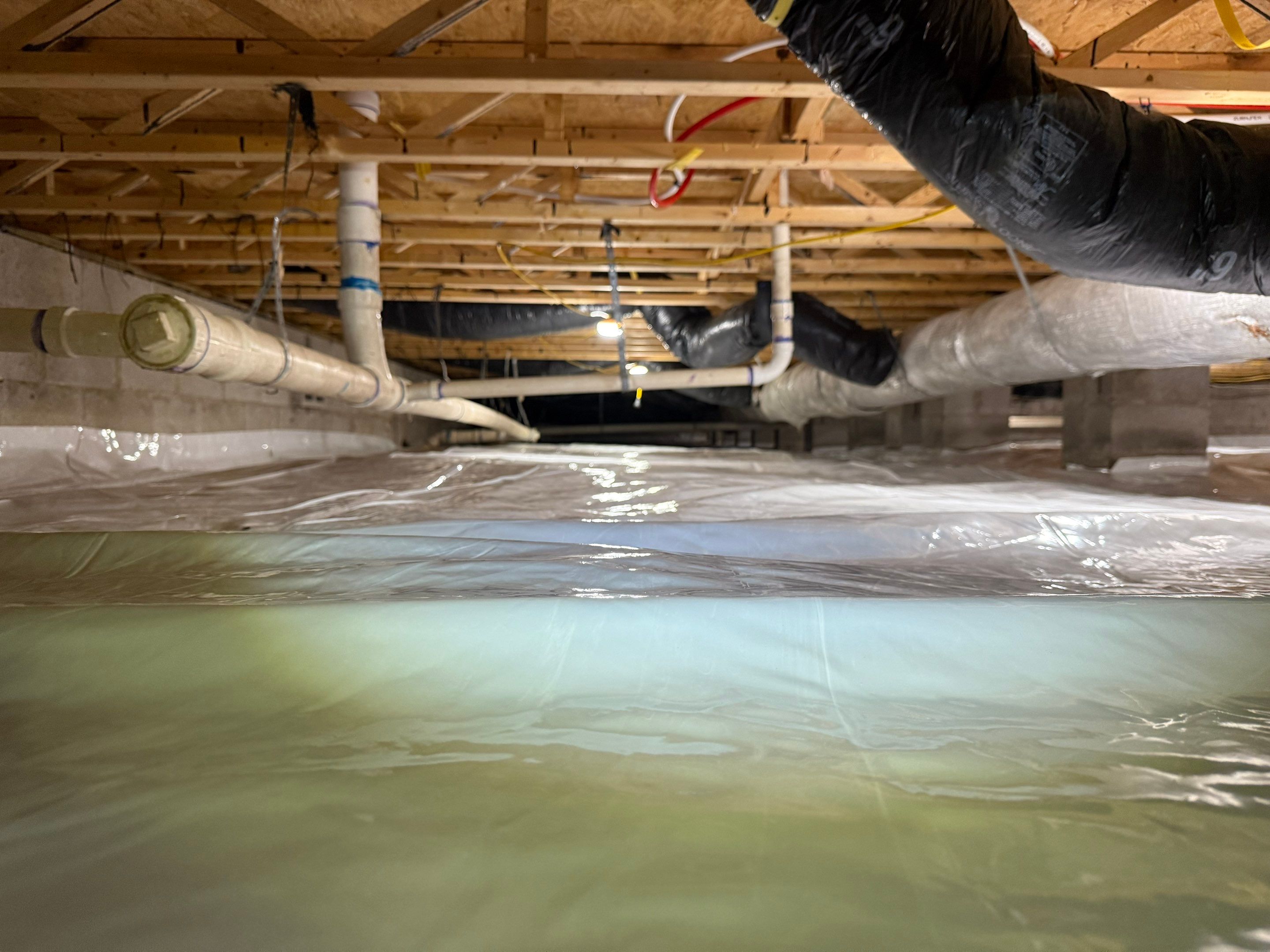 Project in Elizabeth City by Patriot Crawl Space Repairs