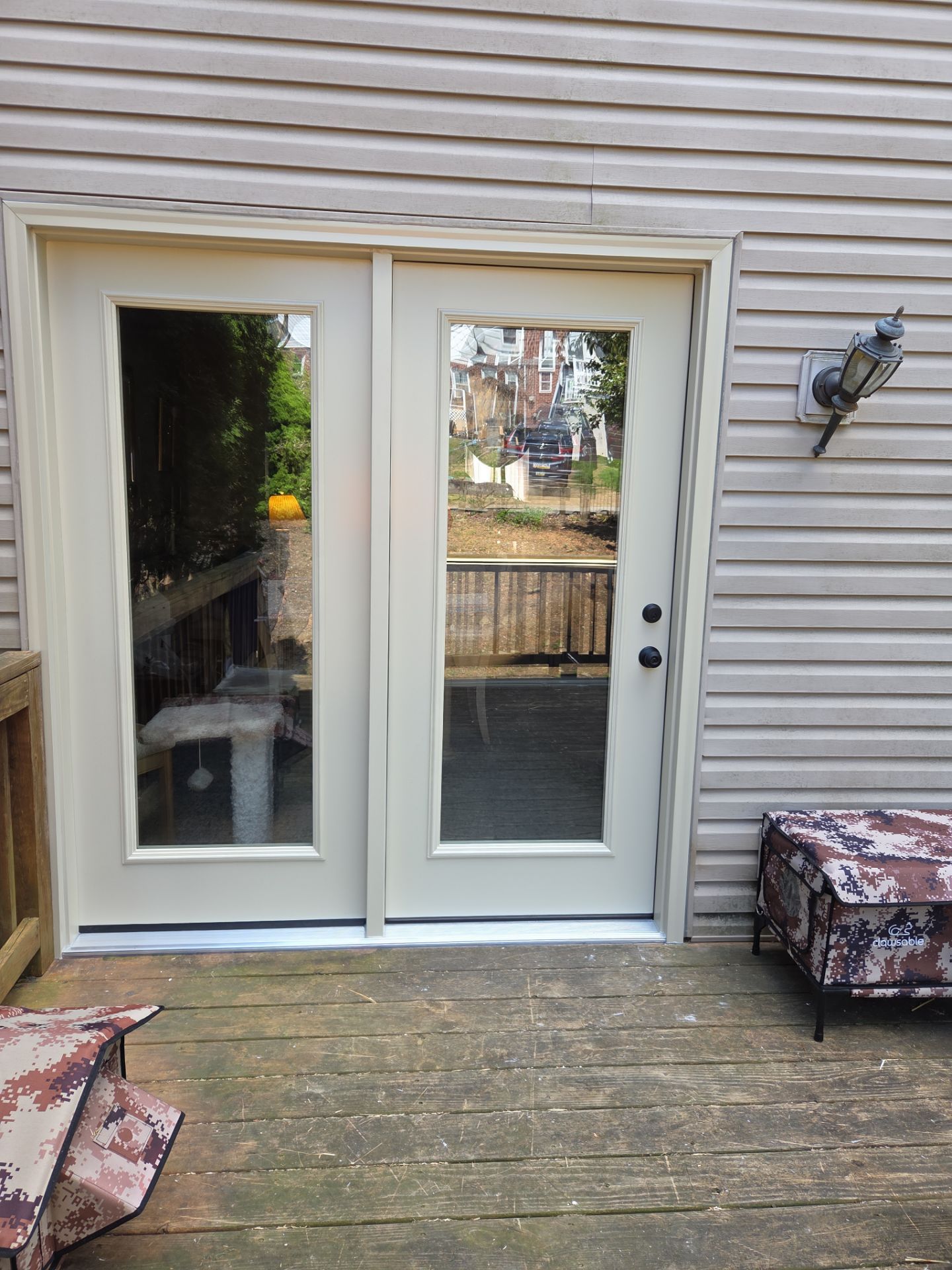 Door With Sidelite and Patio Door by Aspen Home Improvements
