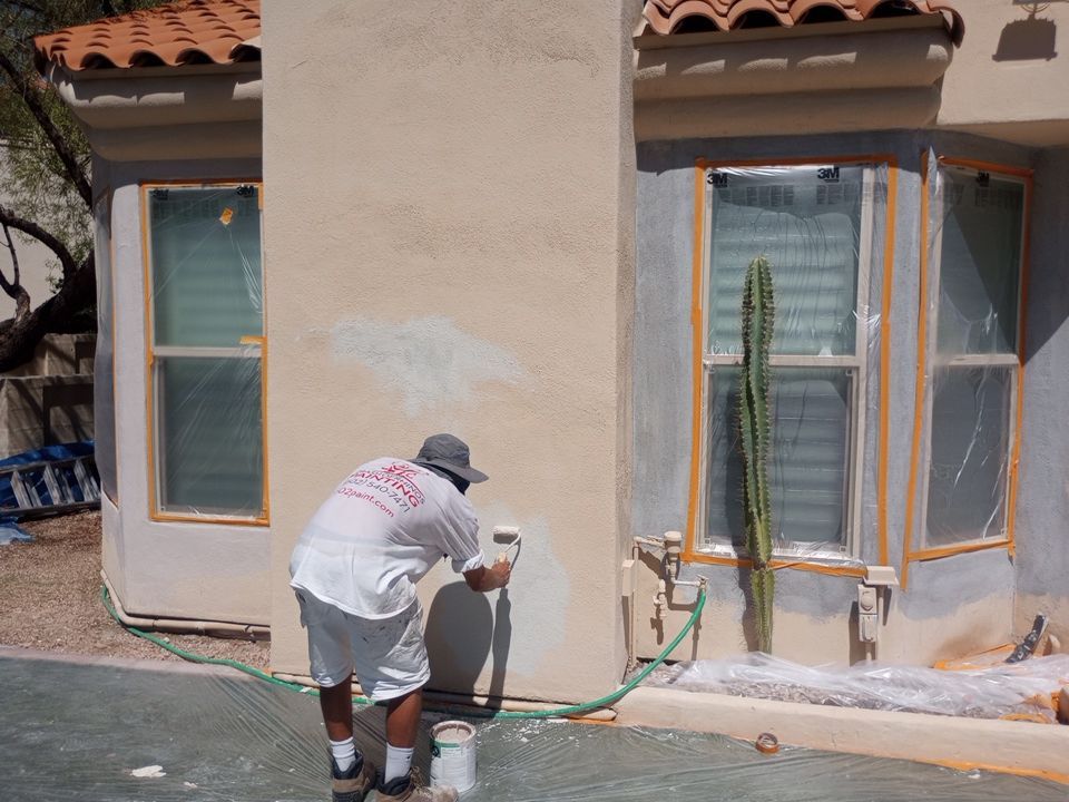 Exterior Painting Job in Scottsdale by Crash of Rhinos Painting & Garage Floors